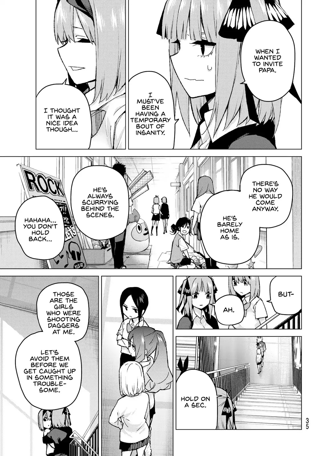 Go-Toubun no Hanayome Chapter 97 page 16 - Chapter 97: The Ordinary Days Start Changing