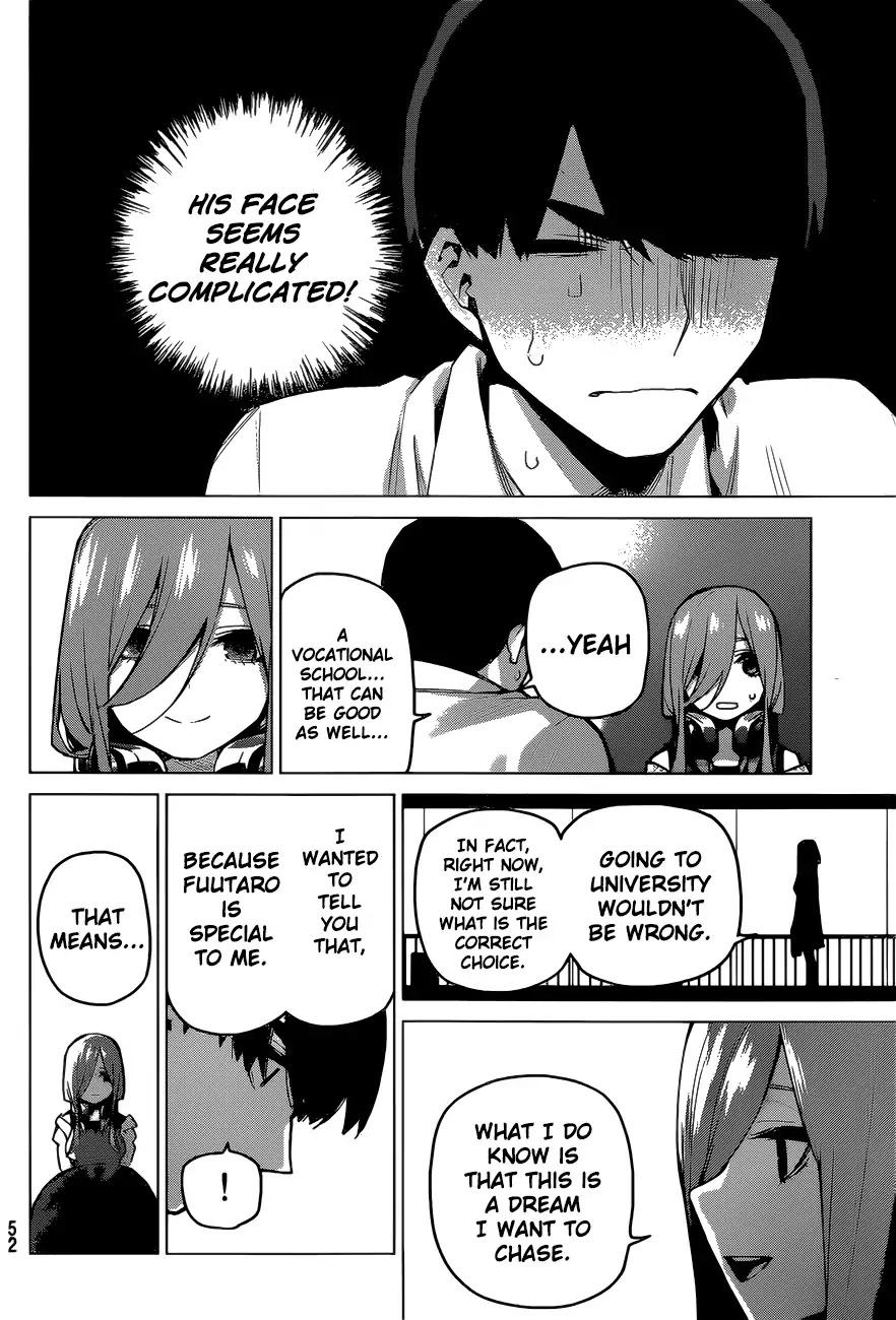 Go-Toubun no Hanayome Chapter 98 page 11 - Chapter 98: The Ordinary Days Have Ended