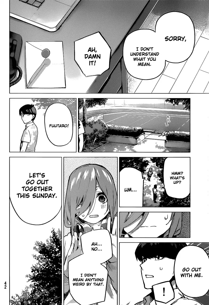 Go-Toubun no Hanayome Chapter 98 page 2 - Chapter 98: The Ordinary Days Have Ended