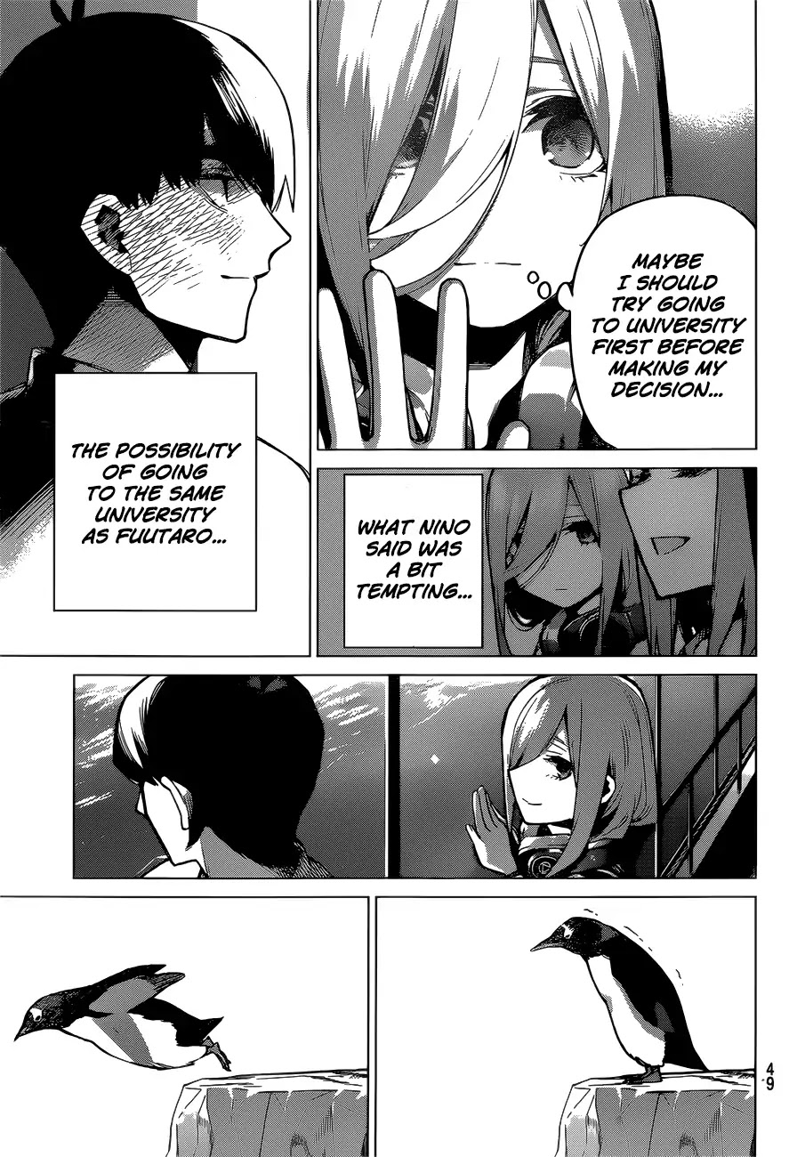 Go-Toubun no Hanayome Chapter 98 page 9 - Chapter 98: The Ordinary Days Have Ended