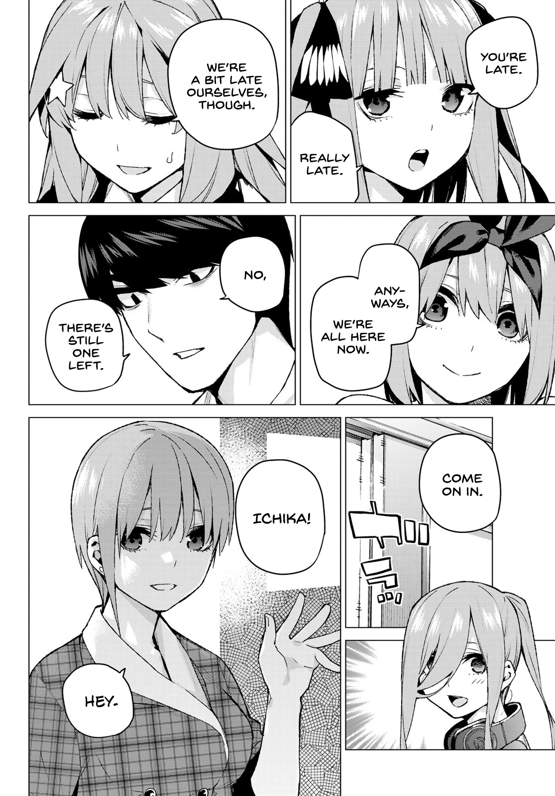 Go-Toubun no Hanayome Chapter 99 page 14 - Chapter 99: The Sunrise Festival: Day 1