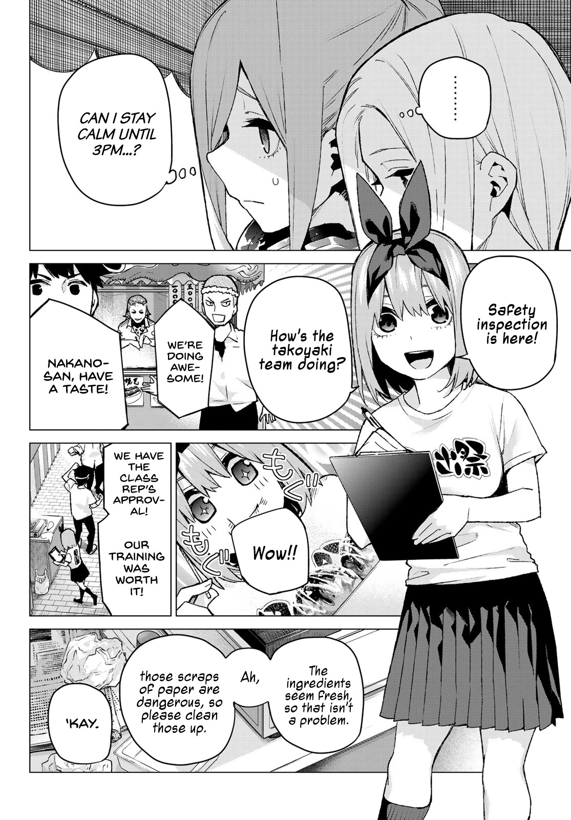 Go-Toubun no Hanayome Chapter 99 page 4 - Chapter 99: The Sunrise Festival: Day 1
