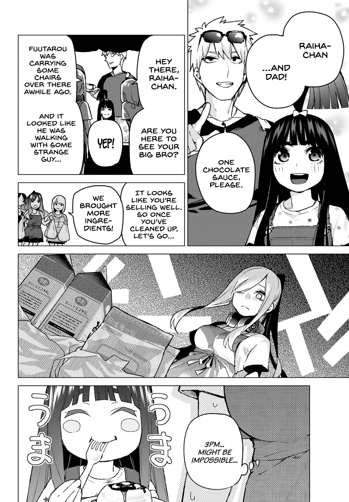 Go-Toubun no Hanayome Chapter 99 page 8 - Chapter 99: The Sunrise Festival: Day 1