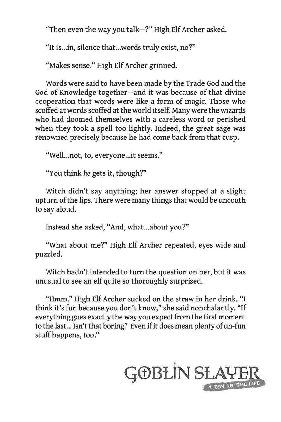 Goblin Slayer! A Day in the Life Chapter 4.5 page 10 - Chapter 4.5