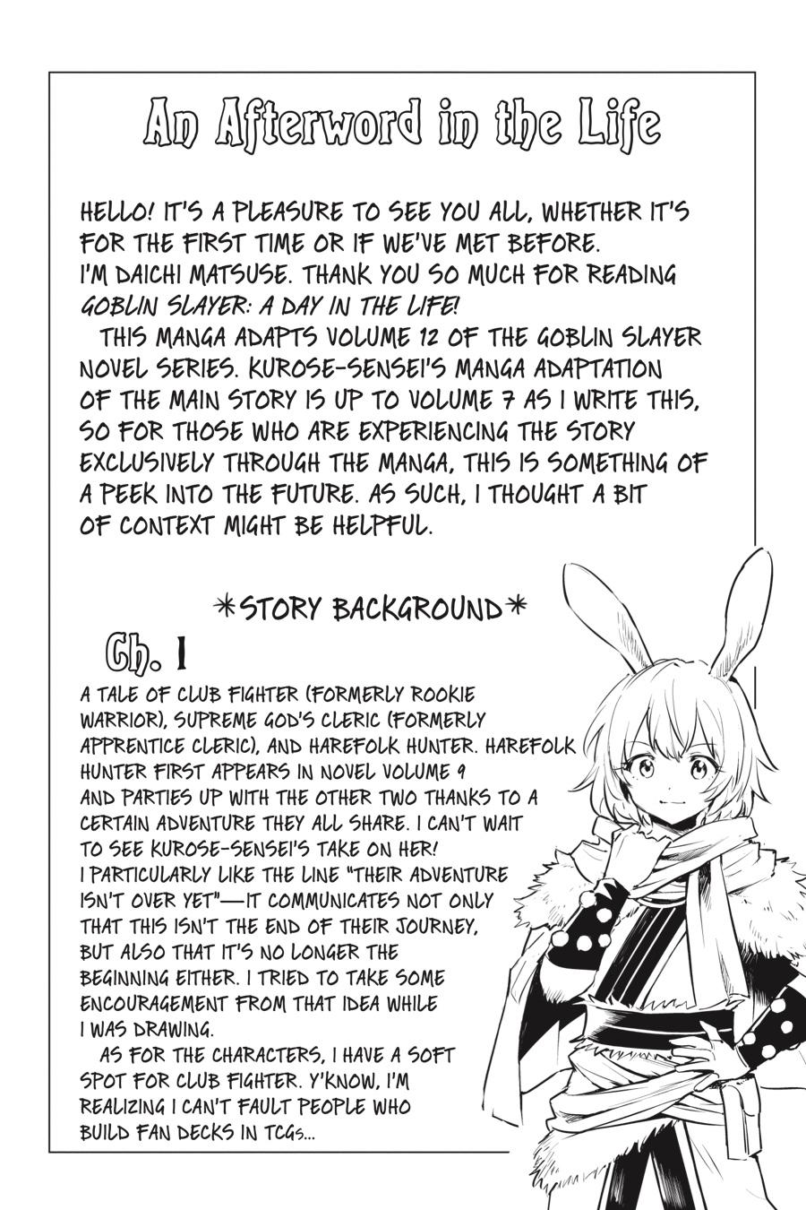 Goblin Slayer! A Day in the Life Chapter 4.5 page 12 - Chapter 4.5