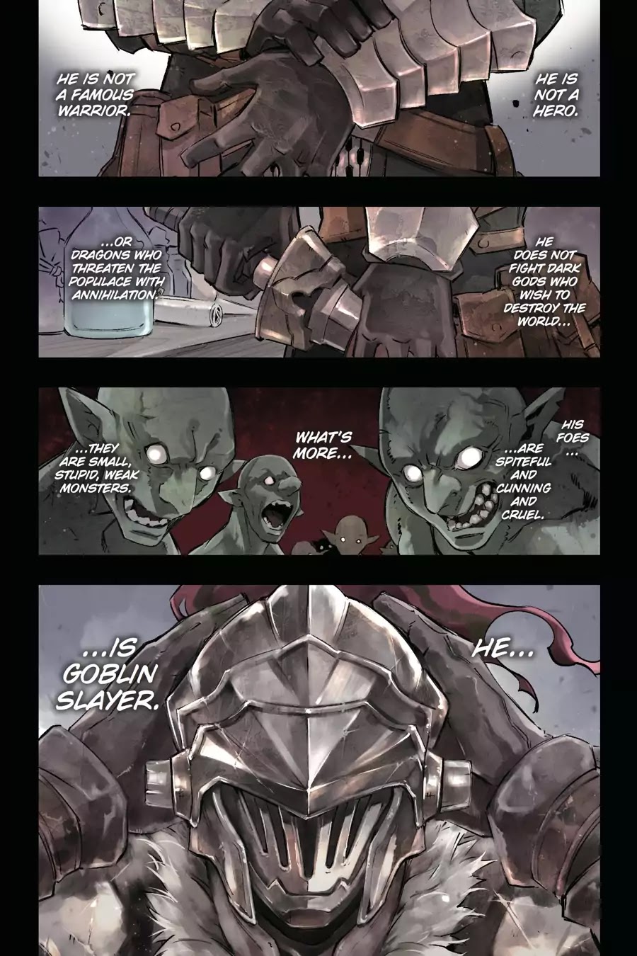 Goblin Slayer: Brand New Day Chapter 1 page 2 - Chapter 1: The Story of Rookie Warrior and Apprentice Cleric