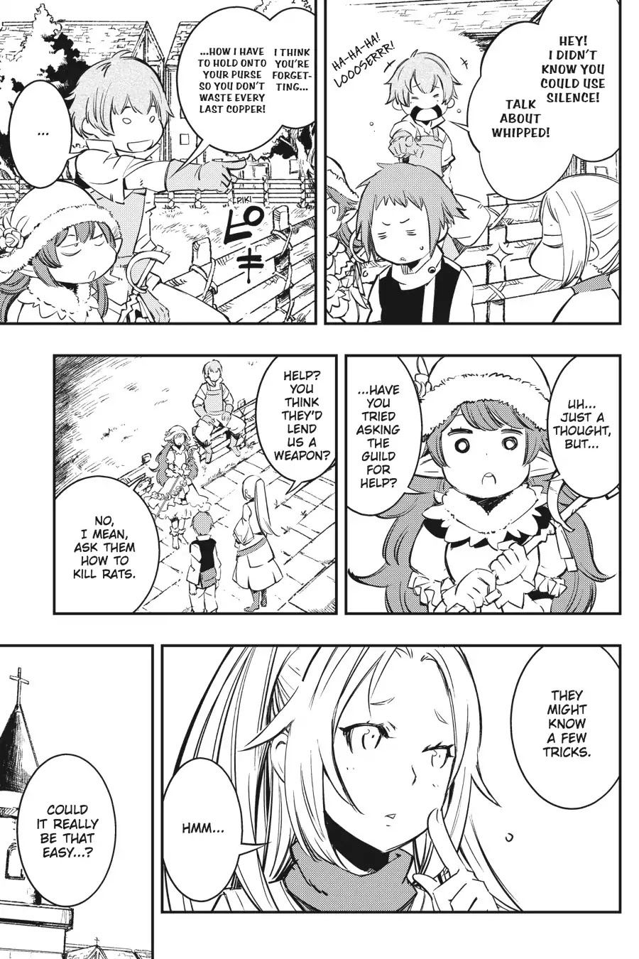 Goblin Slayer: Brand New Day Chapter 1 page 35 - Chapter 1: The Story of Rookie Warrior and Apprentice Cleric