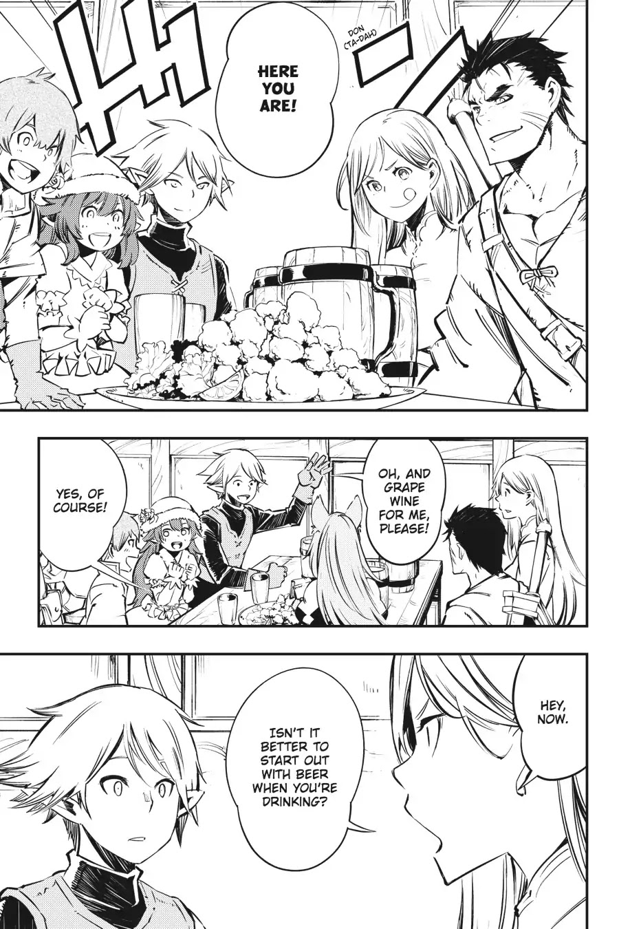 Goblin Slayer: Brand New Day Chapter 3 page 4 - Chapter 3: Of the Waitress at the Tavern