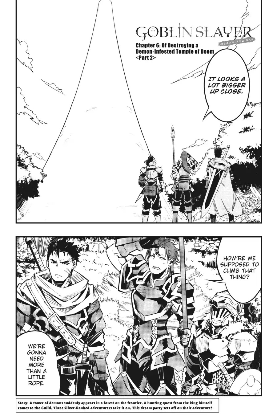 Goblin Slayer: Brand New Day Chapter 6.5 page 2 - Chapter 6.5: Of Destroying a Demon-Infested Temple of Doom Part 2