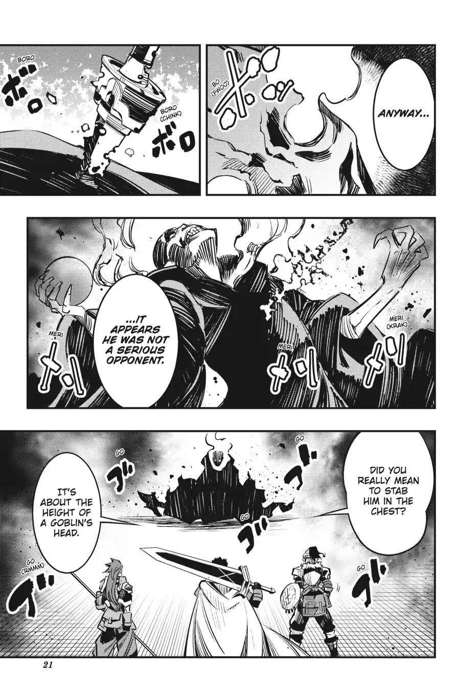 Goblin Slayer: Brand New Day Chapter 6.5 page 22 - Chapter 6.5: Of Destroying a Demon-Infested Temple of Doom Part 2