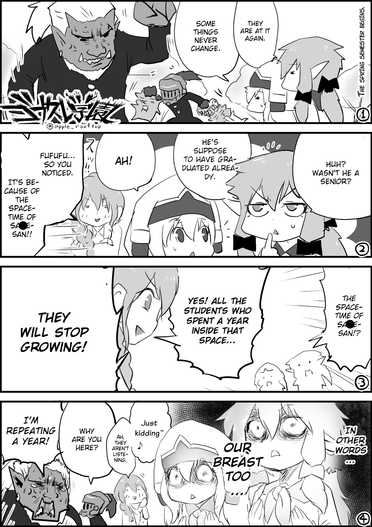 Goblin Slayer High school Chapter 122 page 1 - Chapter 122: The spring semester begins