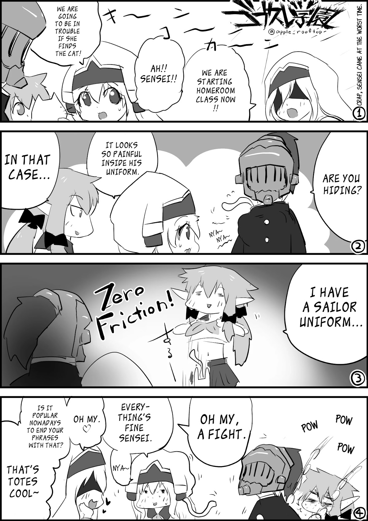 Goblin Slayer High school Chapter 125 page 1 - Chapter 125: Crap, sensei came at the worst time.