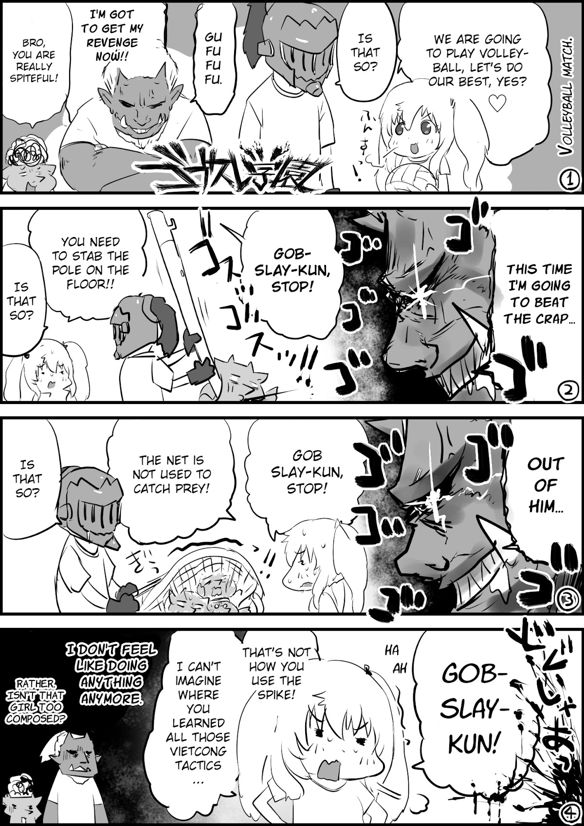 Goblin Slayer High school Chapter 18 page 1 - Chapter 18: Volleyball match