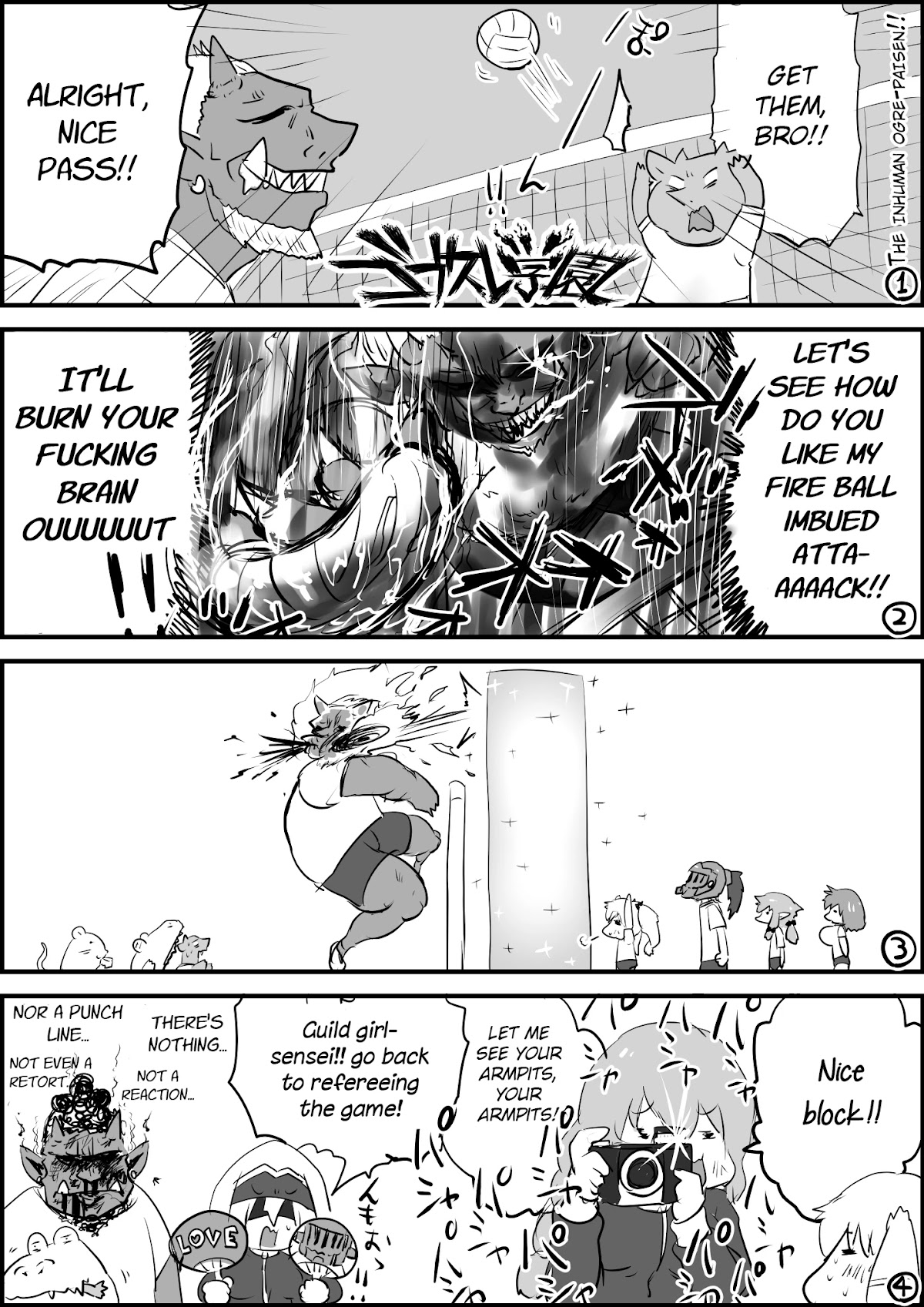 Goblin Slayer High school Chapter 20 page 1 - Chapter 20: The inhuman Ogre-paisen!!