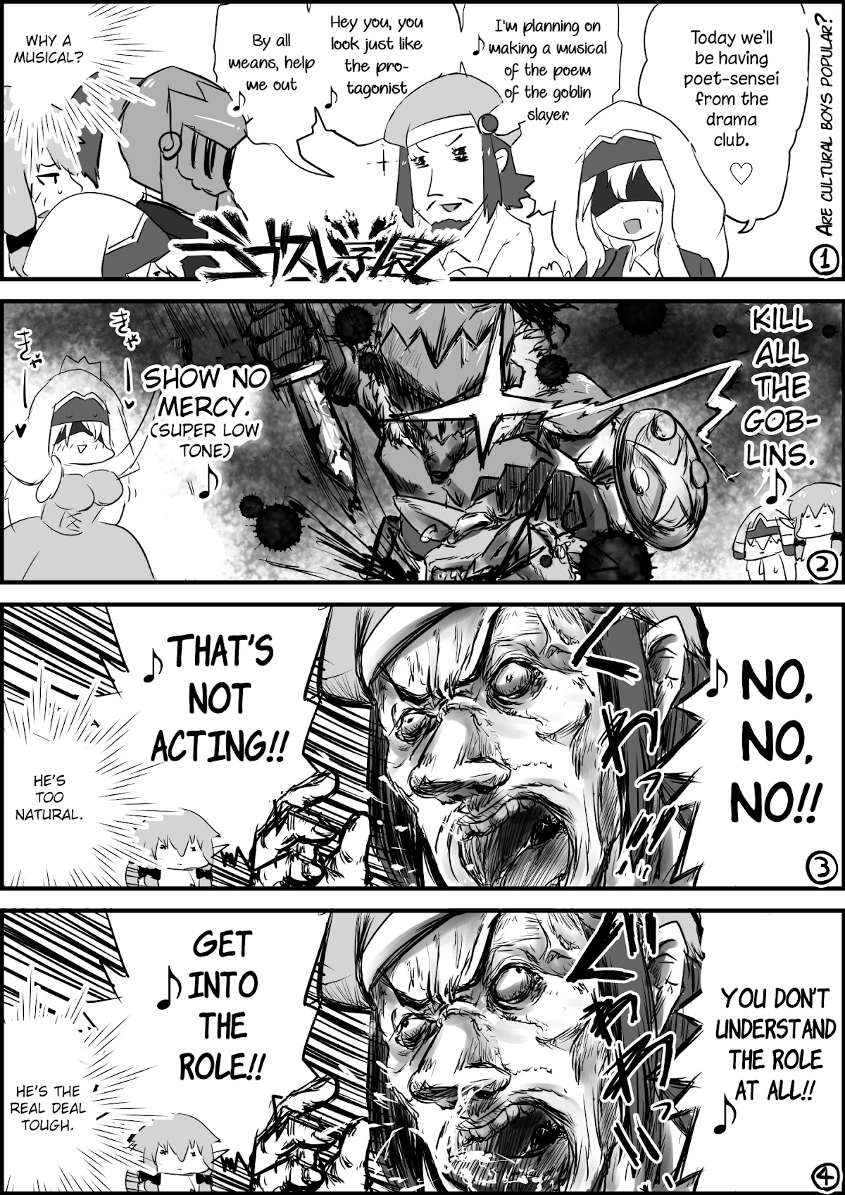 Goblin Slayer High school Chapter 30 page 1 - Chapter 30: Are cultural boys popular?