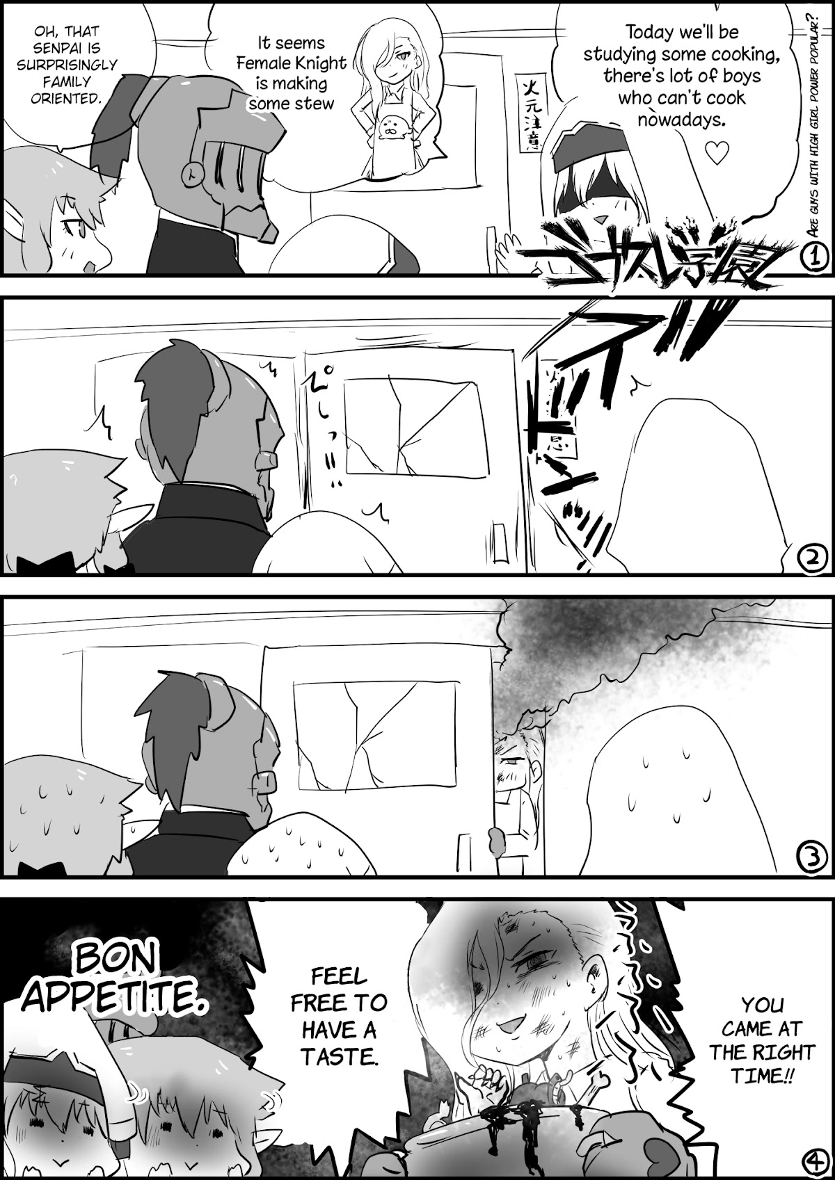 Goblin Slayer High school Chapter 32 page 1 - Chapter 32: Are guys with high girl power popular?