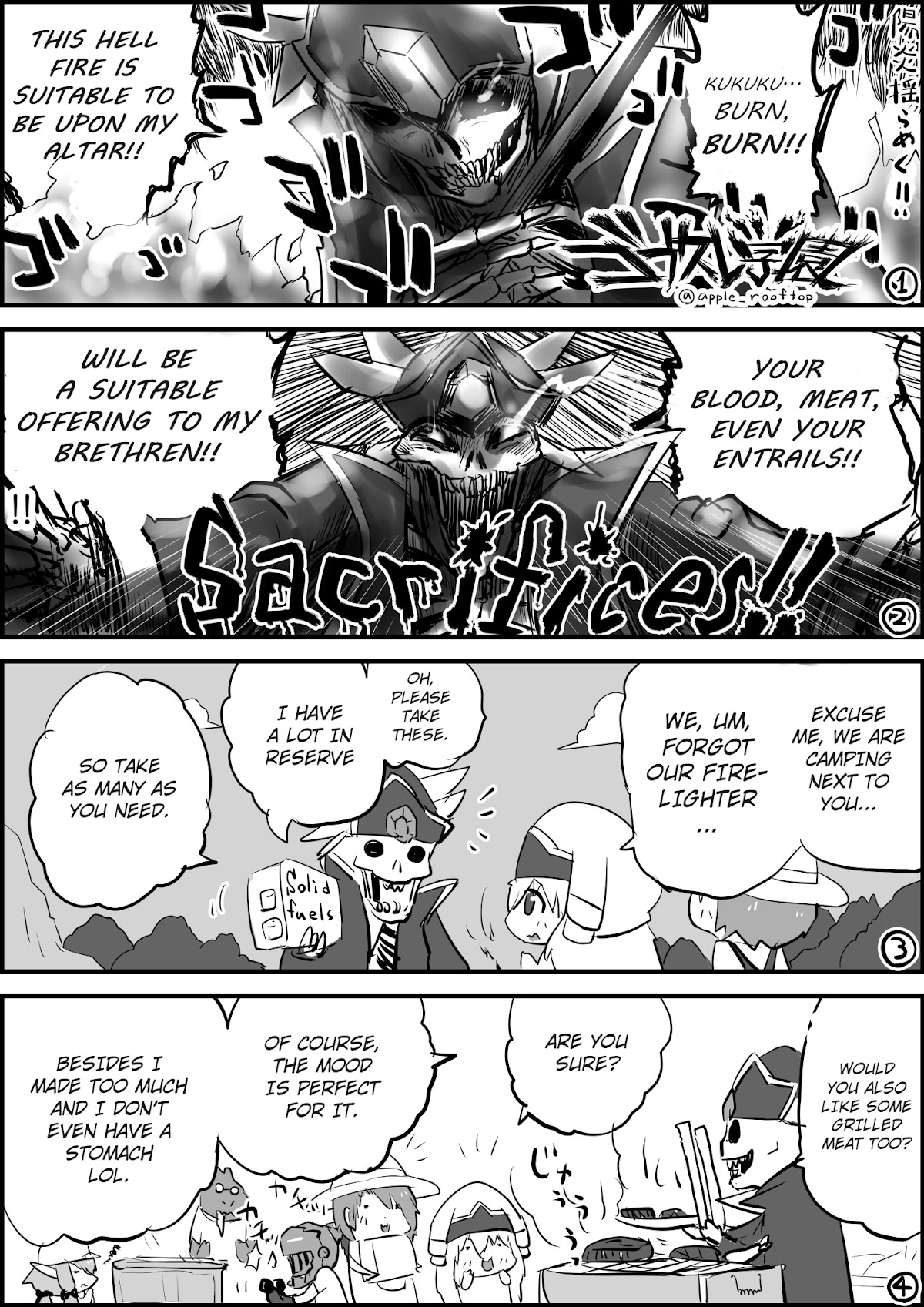 Goblin Slayer High school Chapter 77 page 1 - Chapter 77: Glimmering heat