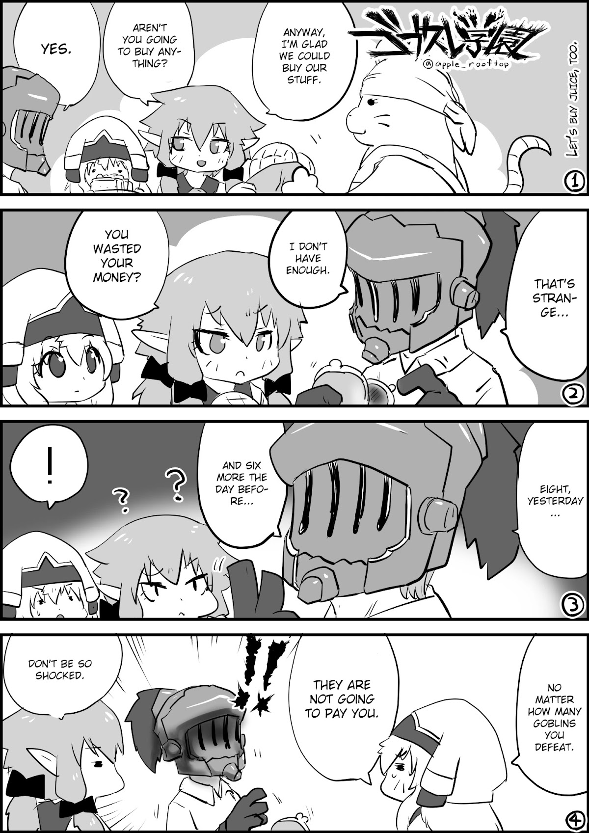 Goblin Slayer High school Chapter 96 page 1 - Chapter 96: Let's buy juice, too