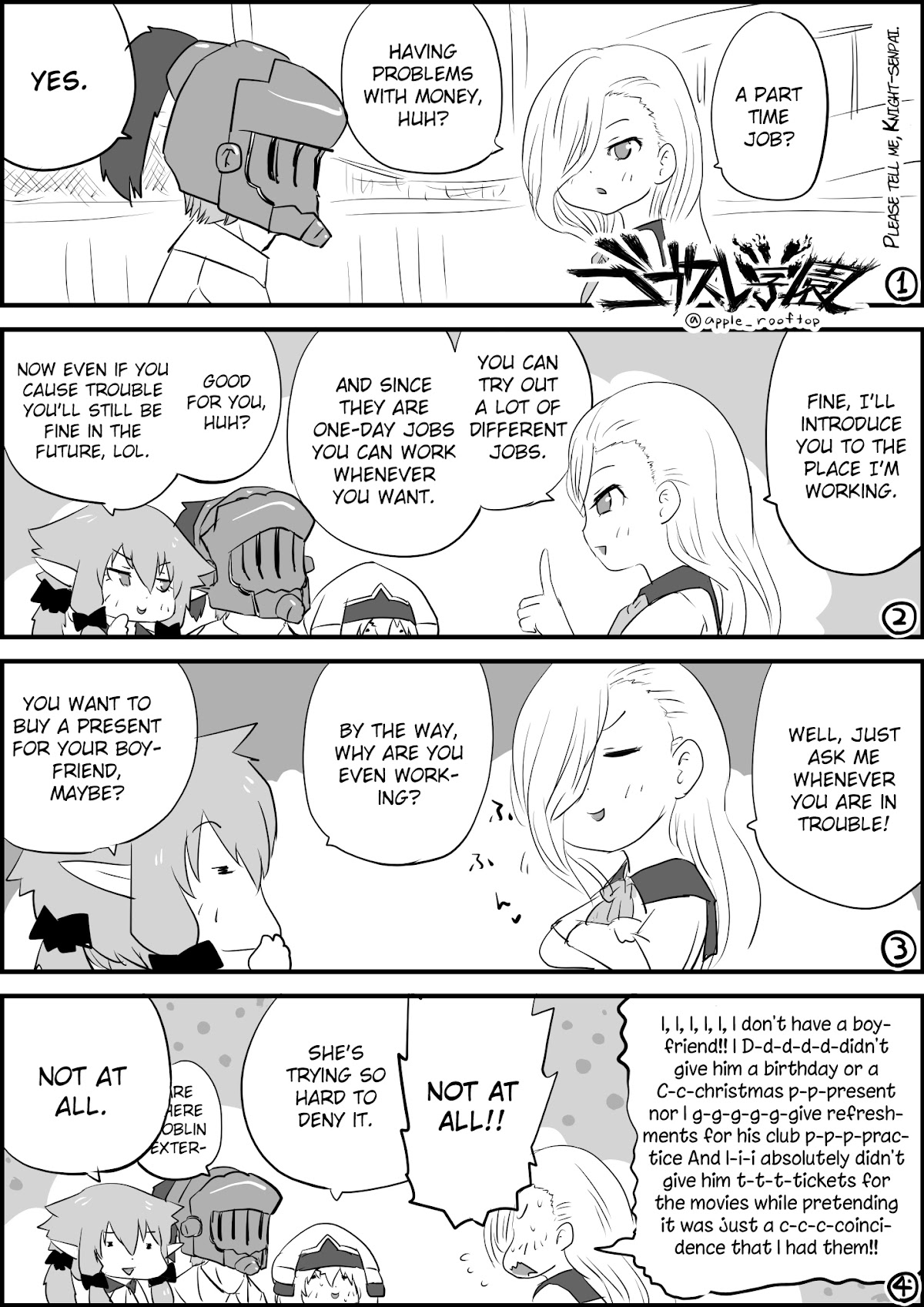 Goblin Slayer High school Chapter 98 page 1 - Chapter 98: Please tell me, Knight-senpai