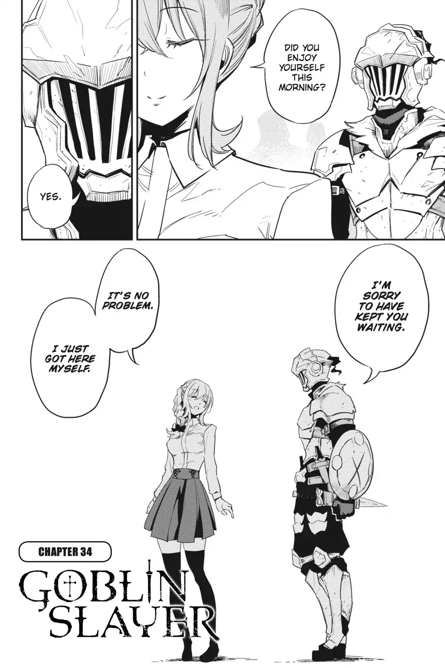 Goblin Slayer Chapter 34 page 3 - Chapter 34