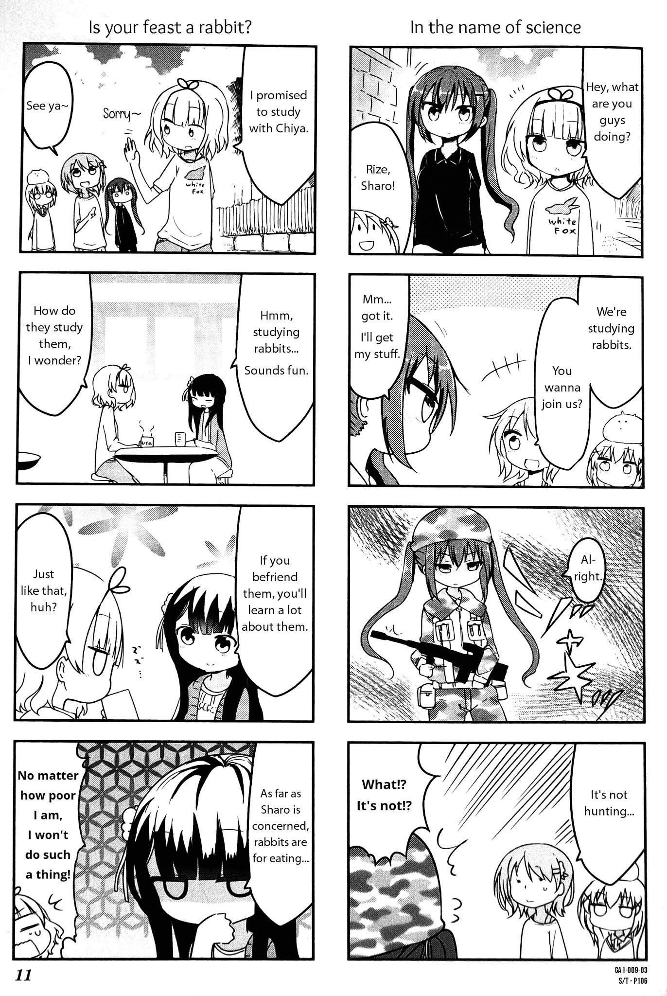 Gochuumon wa Usagi desu ka? Anthology Comic Chapter 1 page 3 - Chapter 1: Is this a Rabbit?