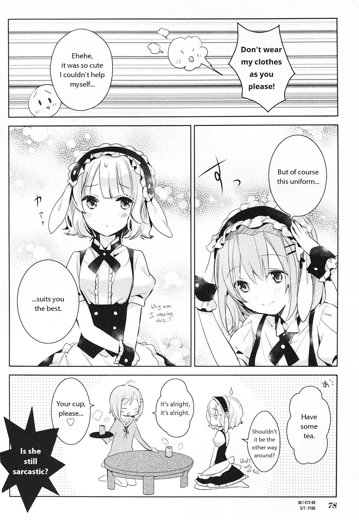 Gochuumon wa Usagi desu ka? Anthology Comic Chapter 10 page 6 - Chapter 10: Reason for Being Late