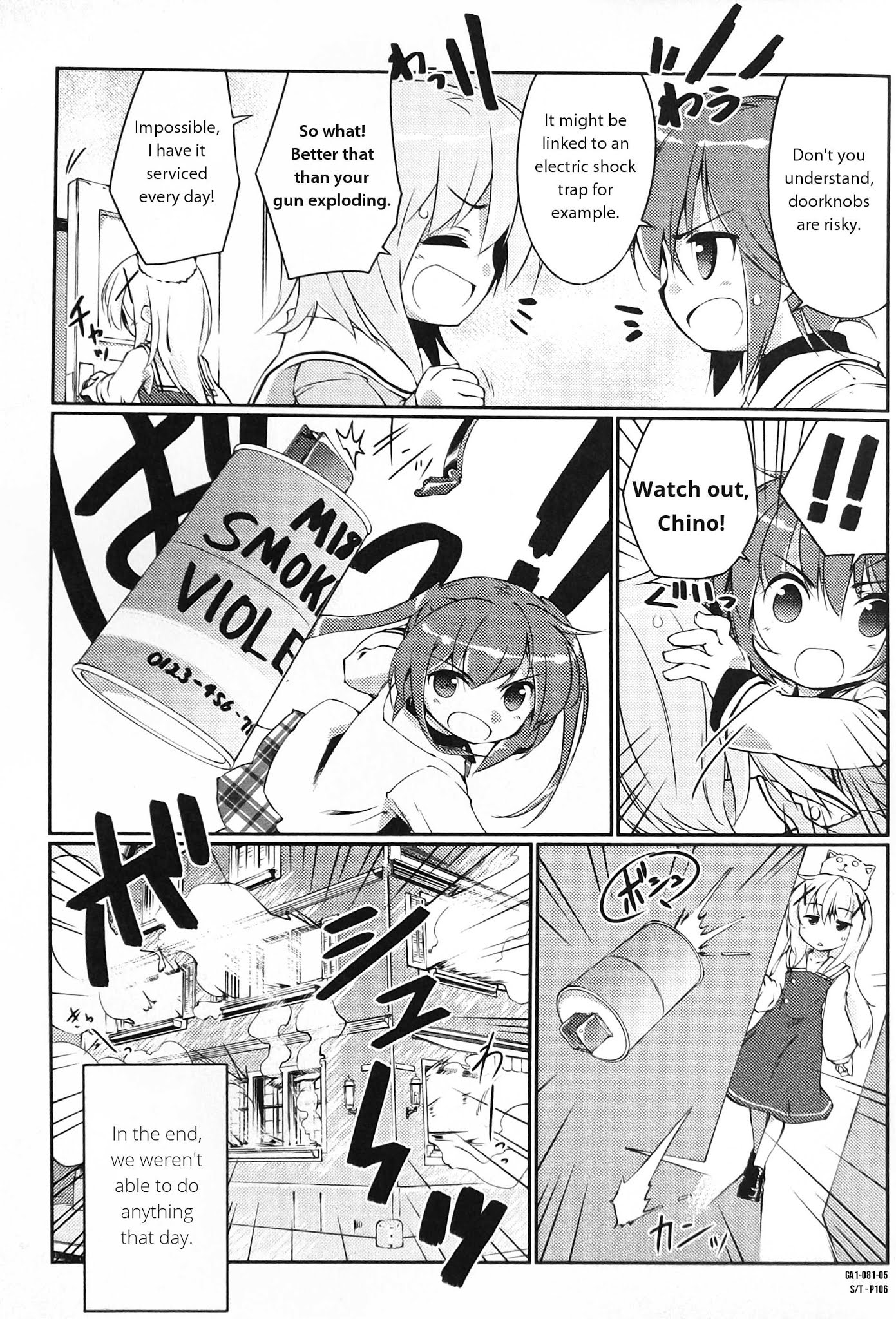 Gochuumon wa Usagi desu ka? Anthology Comic Chapter 11 page 5 - Chapter 11: Full Metal Sweets?