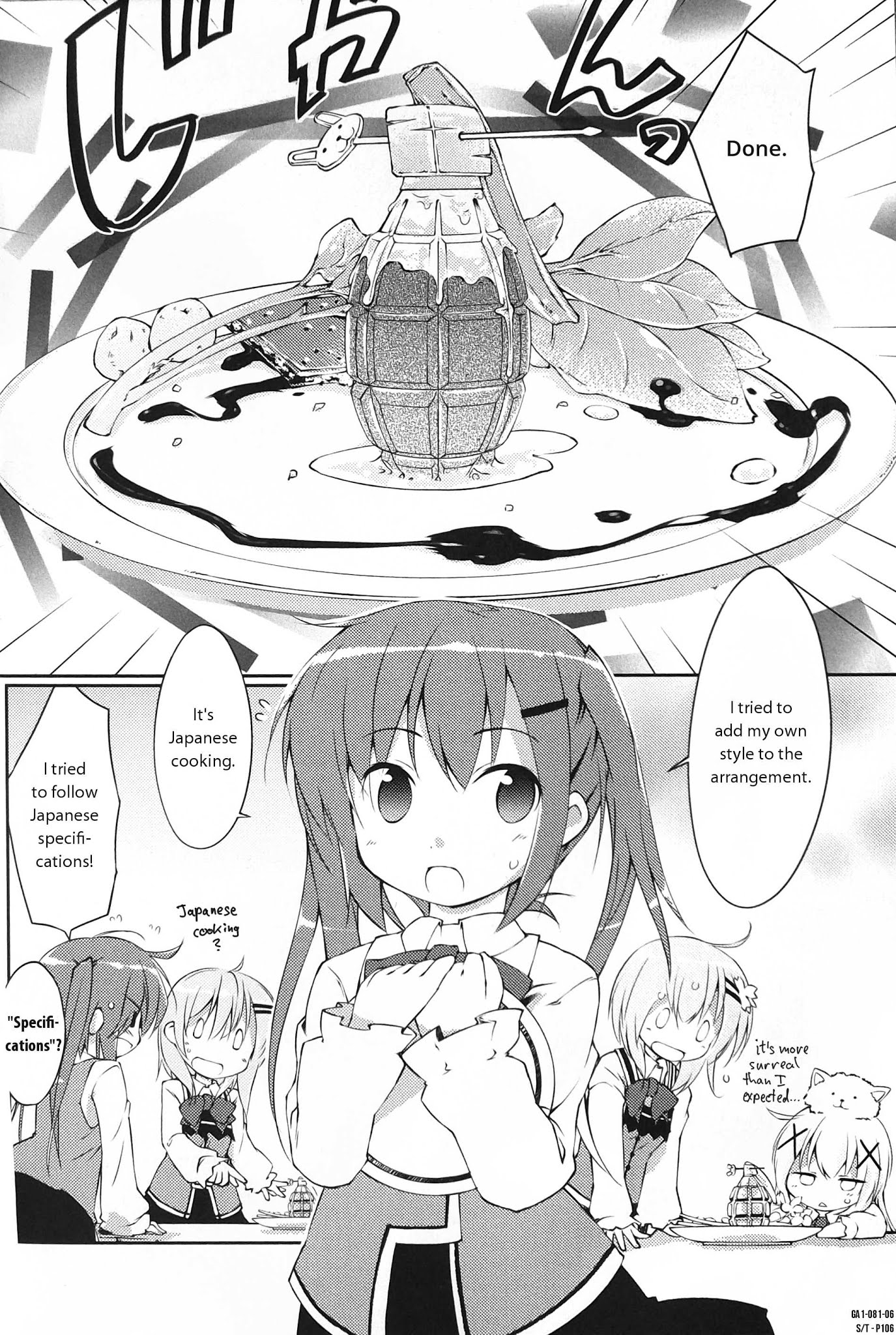 Gochuumon wa Usagi desu ka? Anthology Comic Chapter 11 page 6 - Chapter 11: Full Metal Sweets?