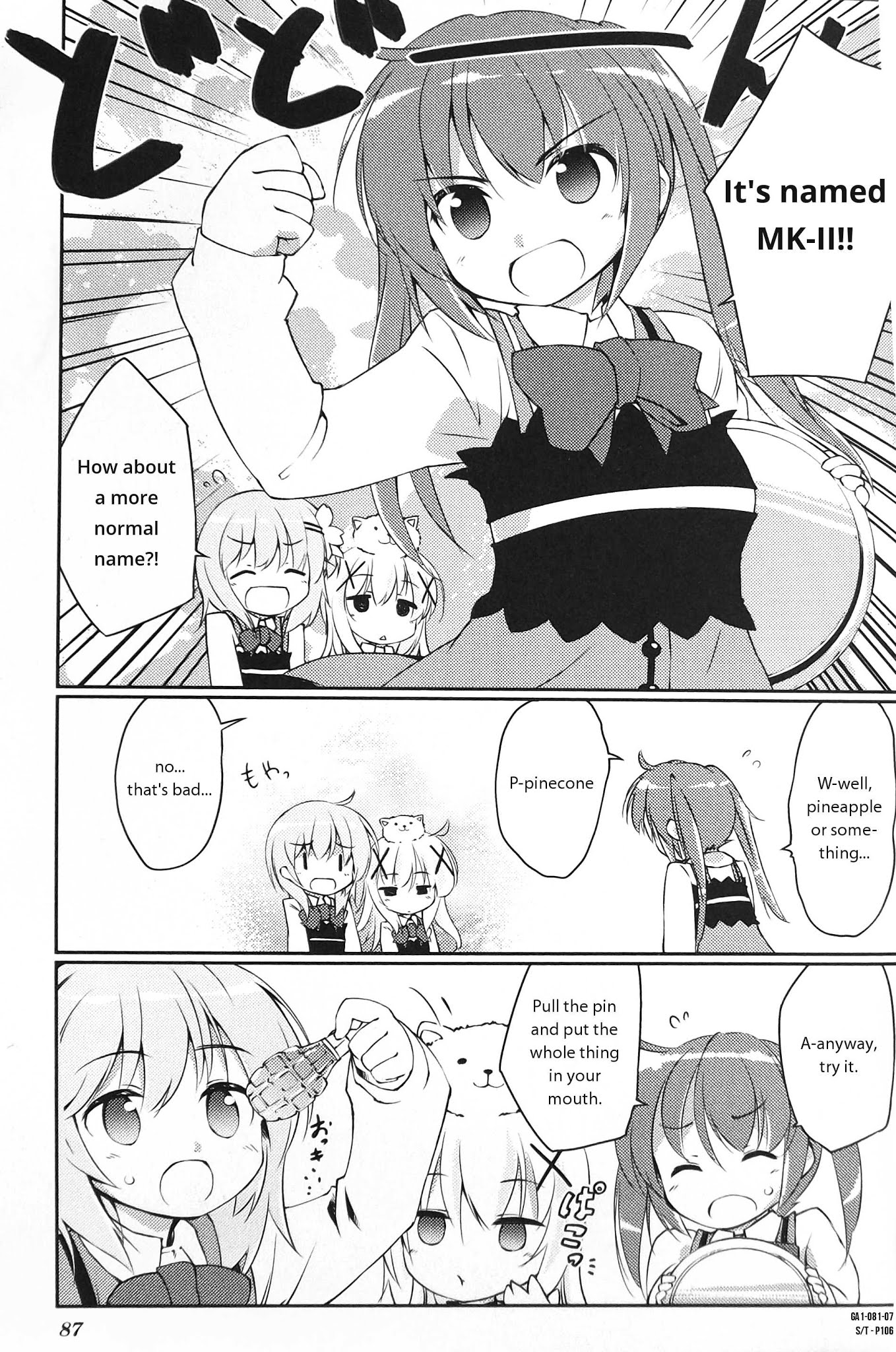Gochuumon wa Usagi desu ka? Anthology Comic Chapter 11 page 7 - Chapter 11: Full Metal Sweets?