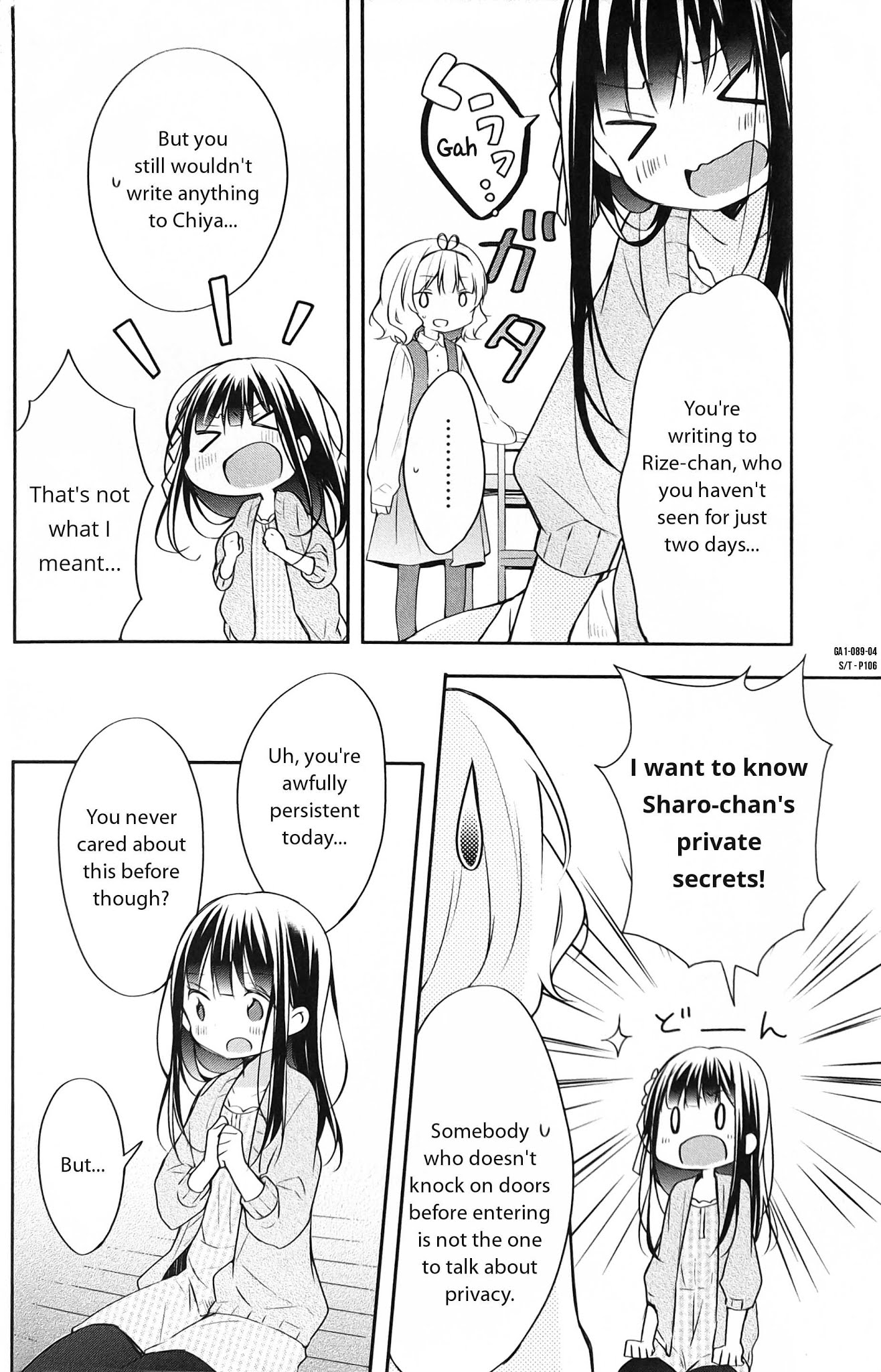 Gochuumon wa Usagi desu ka? Anthology Comic Chapter 12 page 4 - Chapter 12: Dear Rabbit