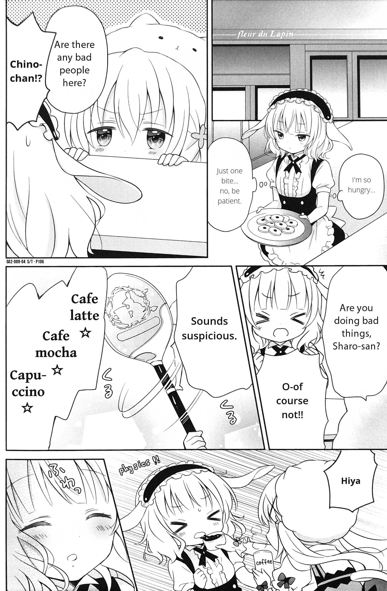 Gochuumon wa Usagi desu ka? Anthology Comic Chapter 16 page 4 - Chapter 16: Half-timbered Town's Ally of Justice