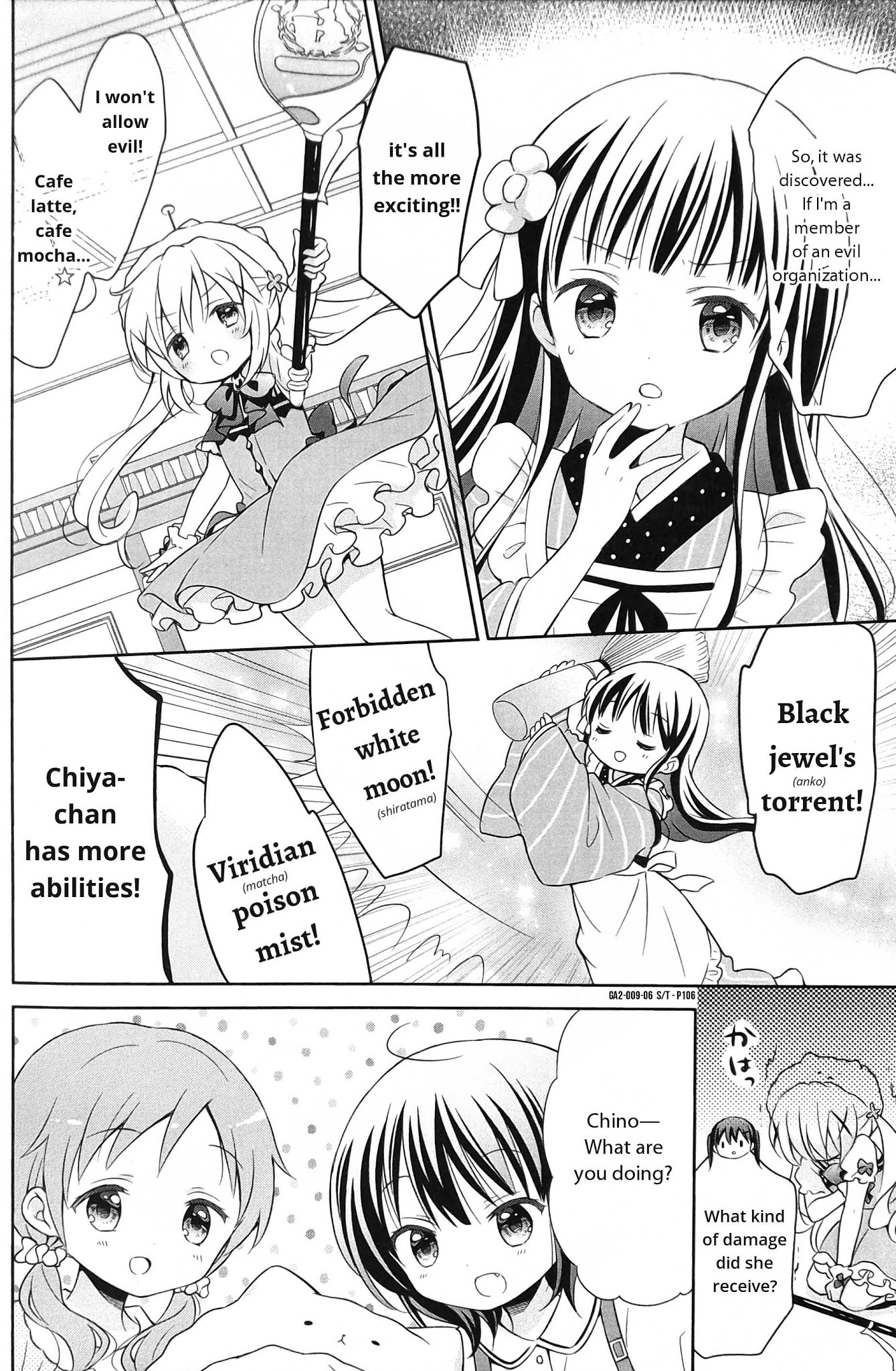 Gochuumon wa Usagi desu ka? Anthology Comic Chapter 16 page 6 - Chapter 16: Half-timbered Town's Ally of Justice