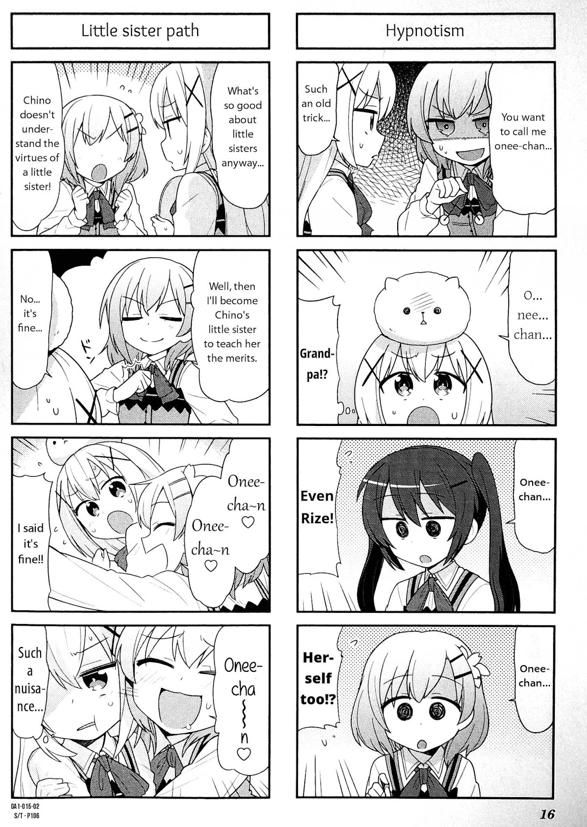 Gochuumon wa Usagi desu ka? Anthology Comic Chapter 2 page 2 - Chapter 2: Is the Order an Onee-chan?