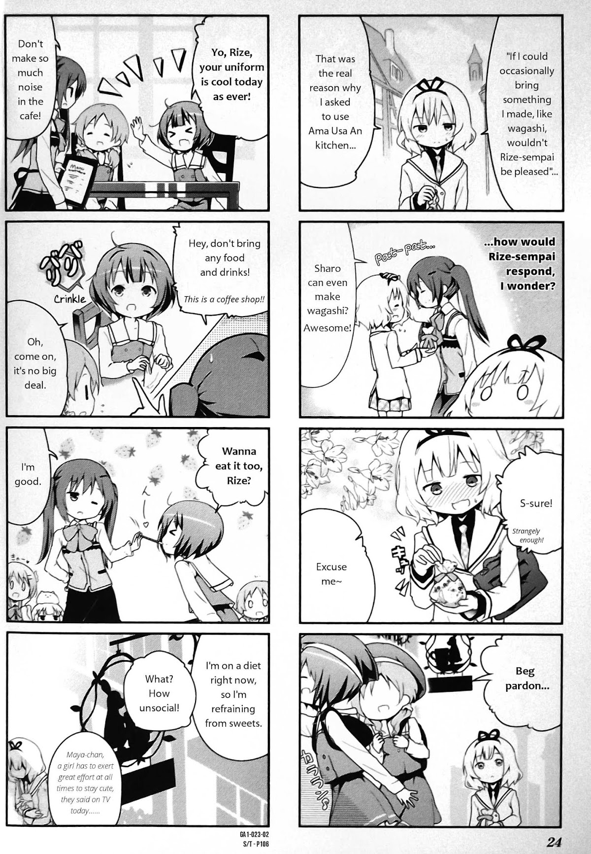 Gochuumon wa Usagi desu ka? Anthology Comic Chapter 4 page 2 - Chapter 4: A New Thing