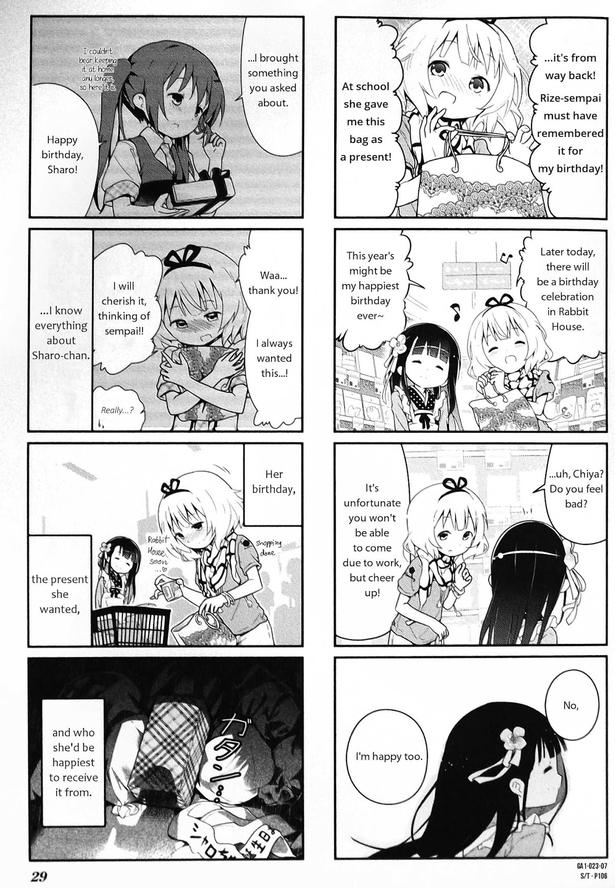 Gochuumon wa Usagi desu ka? Anthology Comic Chapter 4 page 7 - Chapter 4: A New Thing