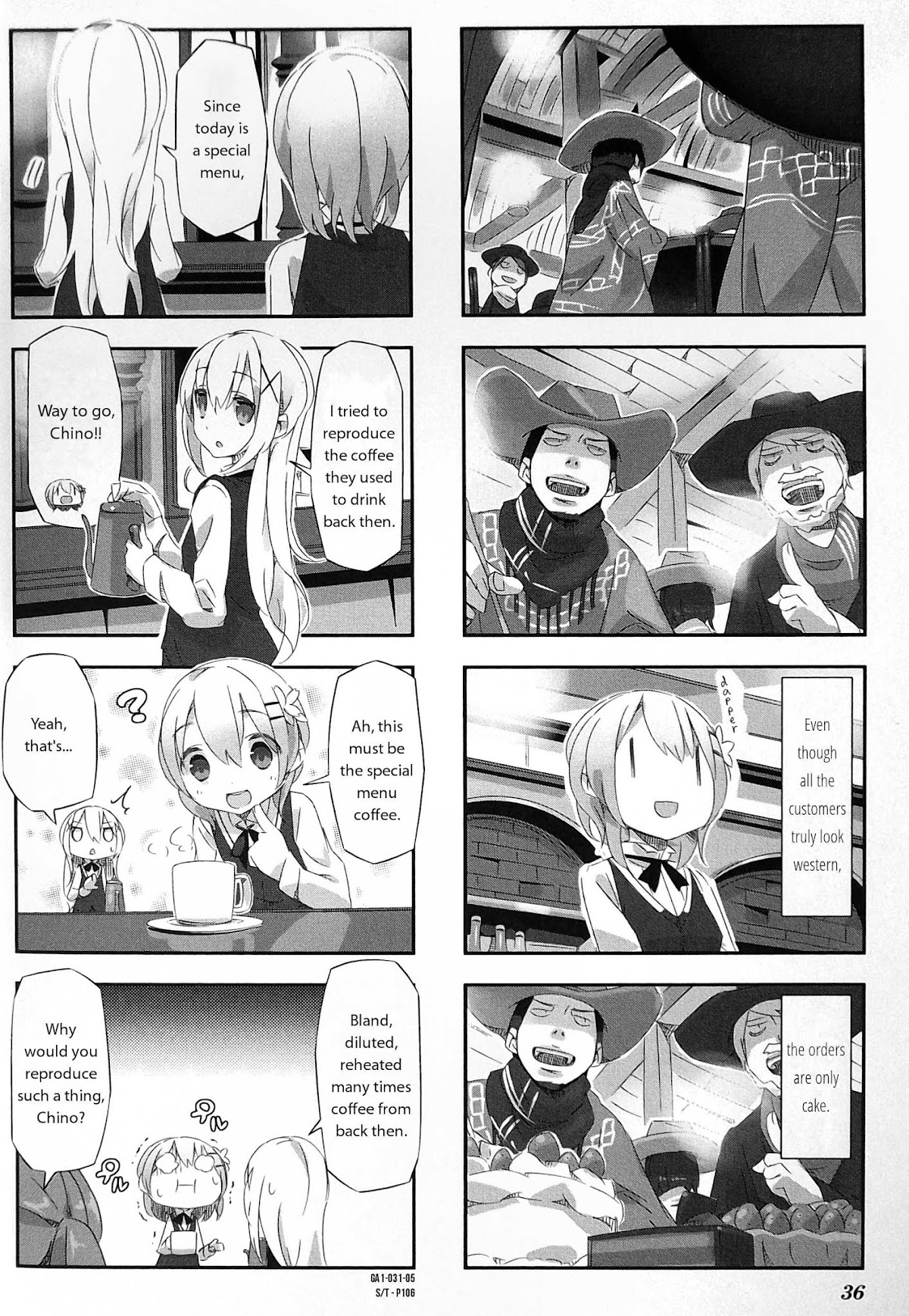 Gochuumon wa Usagi desu ka? Anthology Comic Chapter 5 page 6 - Chapter 5: Is it an American Rabbit?