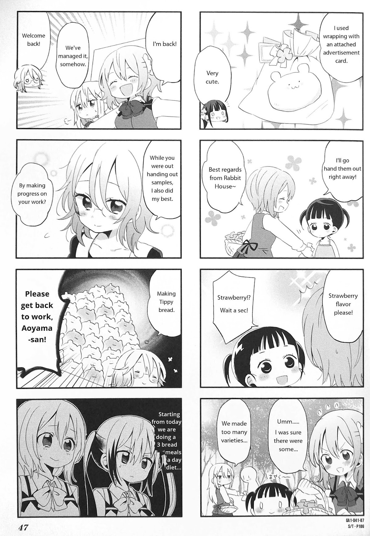 Gochuumon wa Usagi desu ka? Anthology Comic Chapter 6 page 7 - Chapter 6: How about a New Bread?