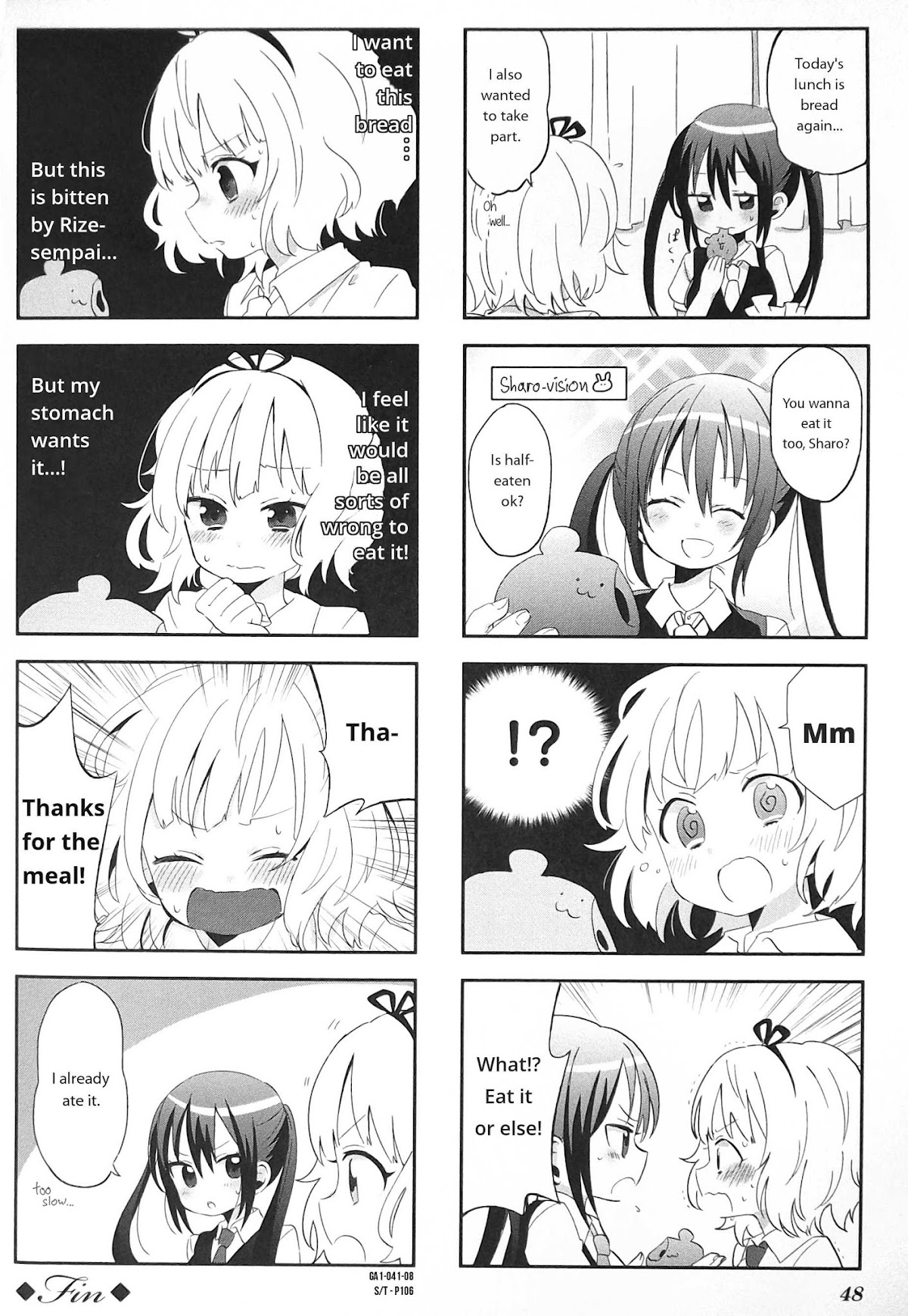 Gochuumon wa Usagi desu ka? Anthology Comic Chapter 6 page 8 - Chapter 6: How about a New Bread?
