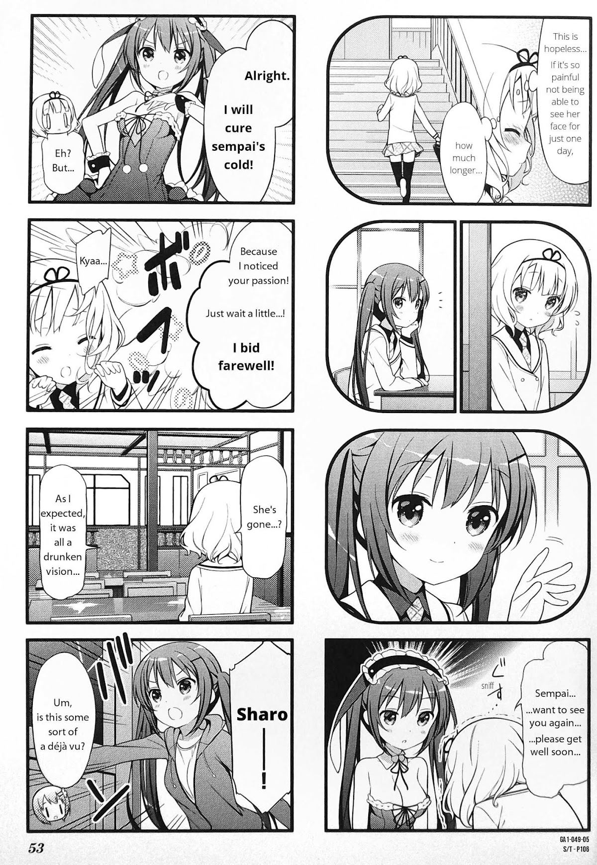 Gochuumon wa Usagi desu ka? Anthology Comic Chapter 7 page 5 - Chapter 7: Is your wish Rize-senpai?