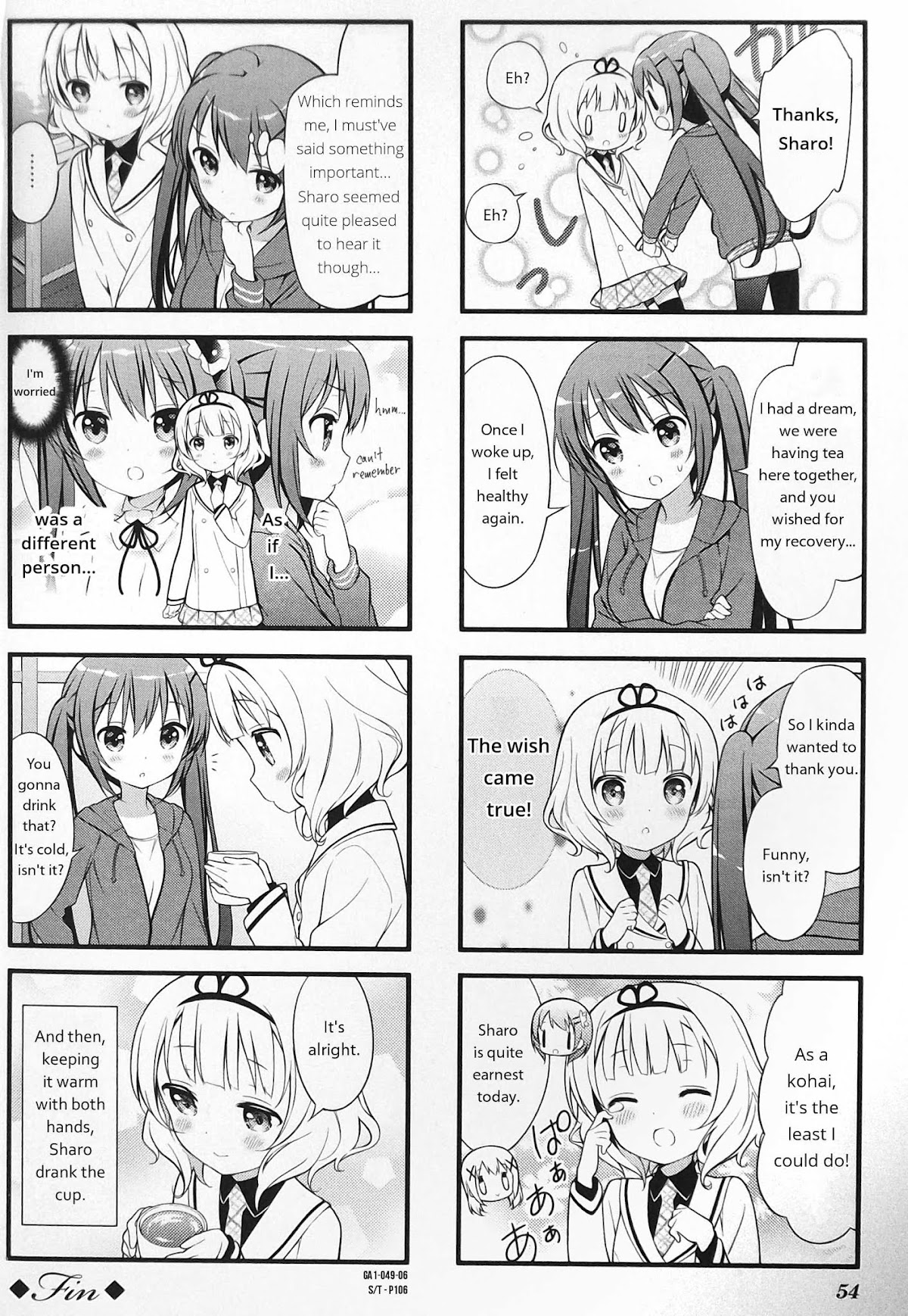 Gochuumon wa Usagi desu ka? Anthology Comic Chapter 7 page 6 - Chapter 7: Is your wish Rize-senpai?