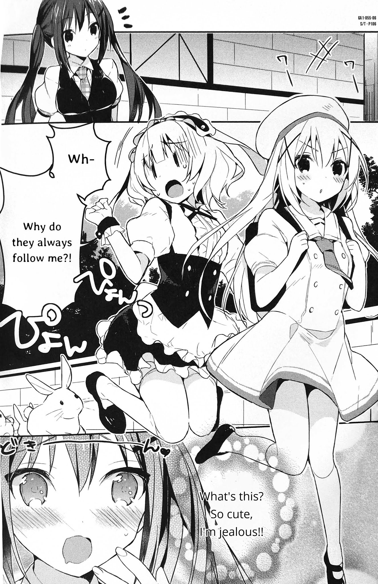Gochuumon wa Usagi desu ka? Anthology Comic Chapter 8 page 6 - Chapter 8: Sharo's pyon-pyon tactic