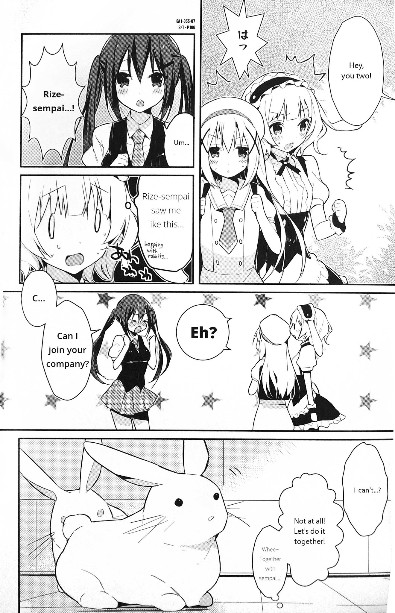 Gochuumon wa Usagi desu ka? Anthology Comic Chapter 8 page 7 - Chapter 8: Sharo's pyon-pyon tactic