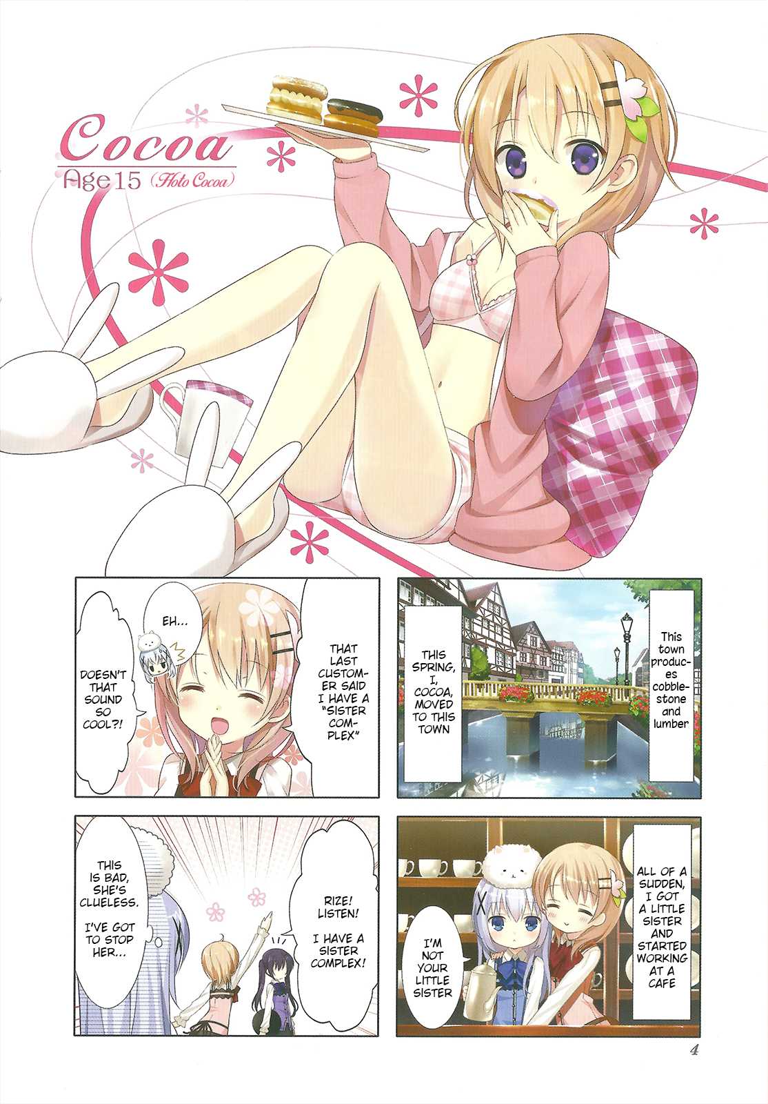 Gochuumon wa Usagi Desu ka? Chapter 1.0 page 4 - Vol.1 Chapter 0