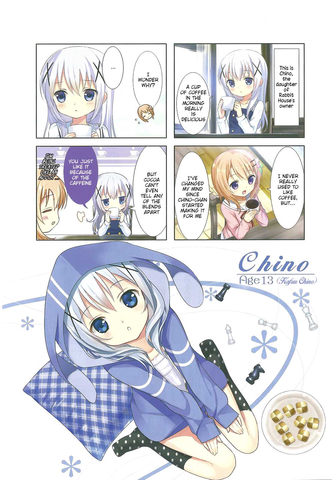 Gochuumon wa Usagi Desu ka? Chapter 1.0 page 5 - Vol.1 Chapter 0