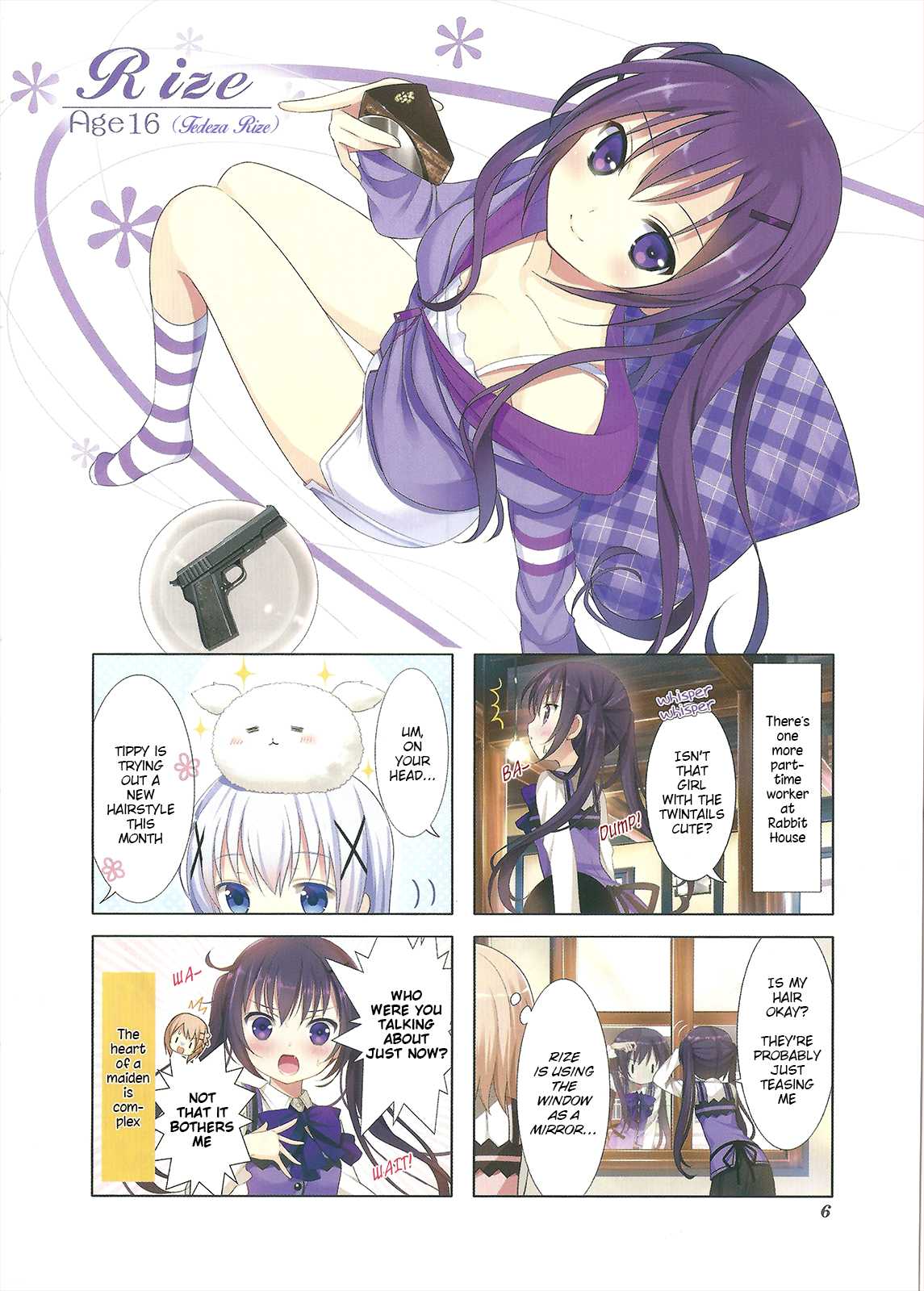 Gochuumon wa Usagi Desu ka? Chapter 1.0 page 6 - Vol.1 Chapter 0
