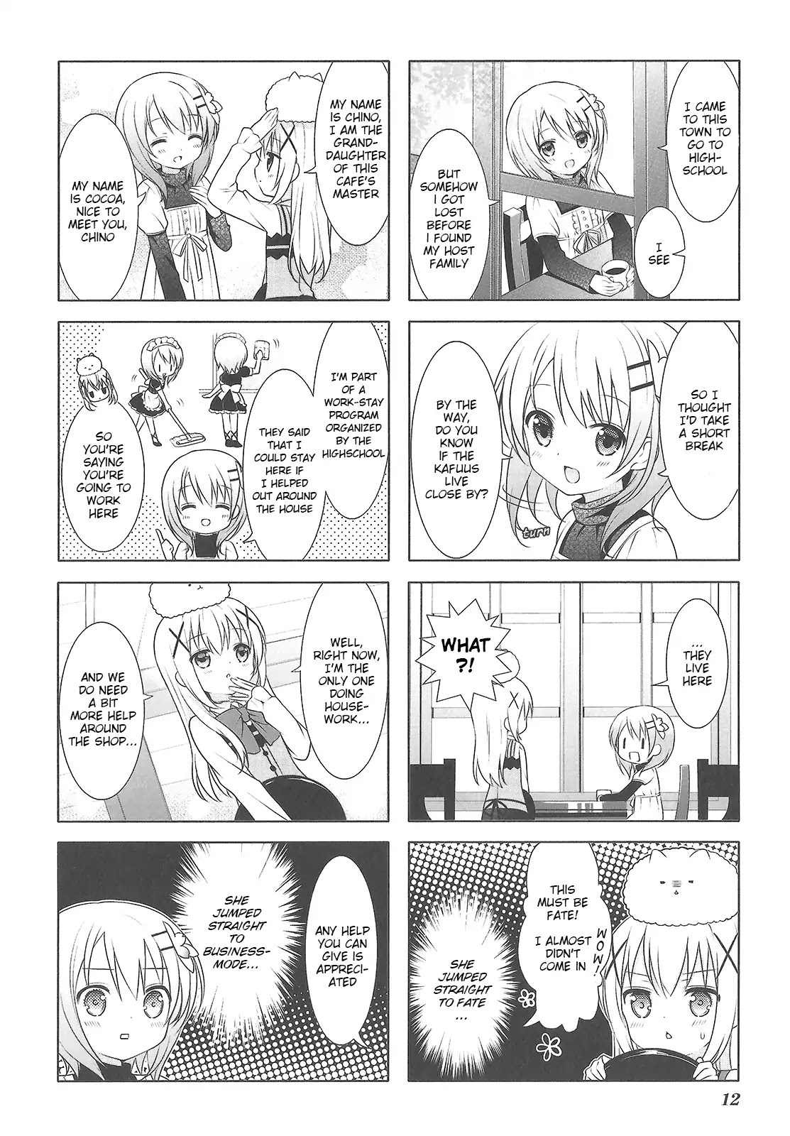 Gochuumon wa Usagi Desu ka? Chapter 1.1 page 4 - Vol.1 Chapter 1