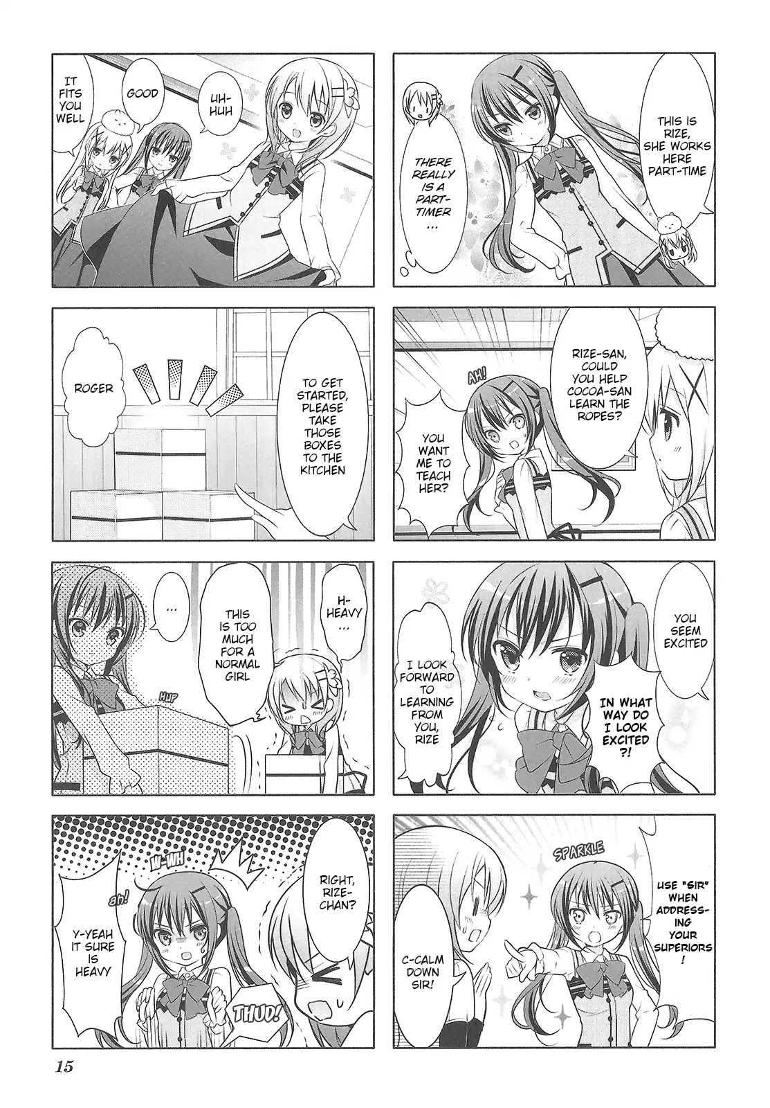 Gochuumon wa Usagi Desu ka? Chapter 1.1 page 7 - Vol.1 Chapter 1