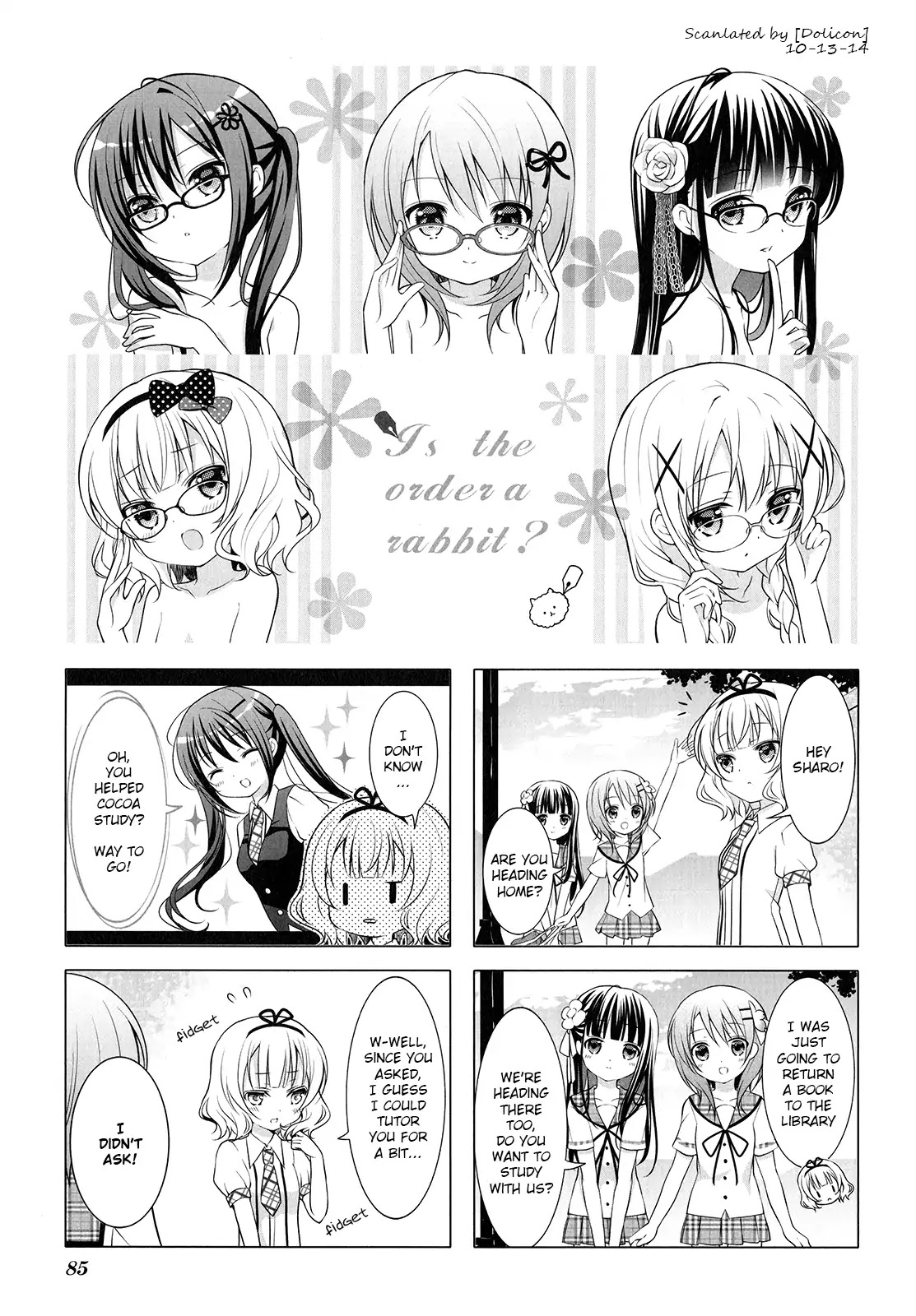 Gochuumon wa Usagi Desu ka? Chapter 1.10 page 1 - Vol.1 Chapter 10