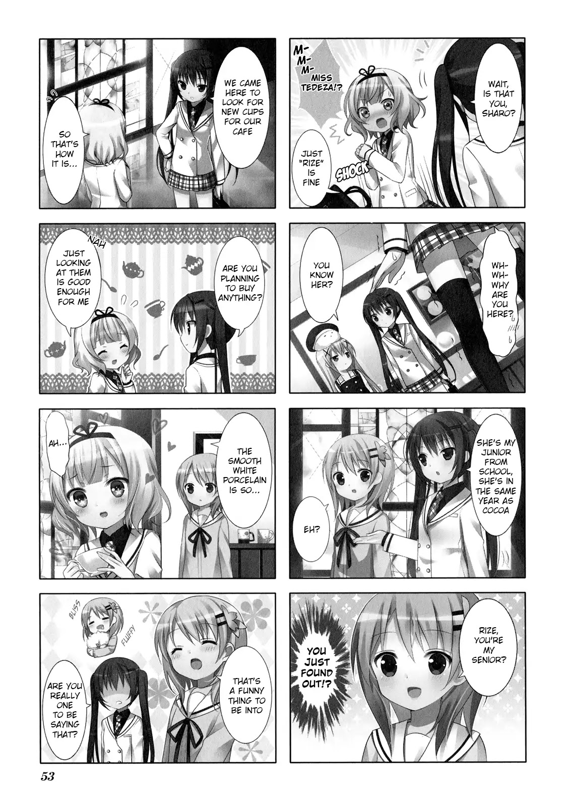 Gochuumon wa Usagi Desu ka? Chapter 1.6 page 3 - Vol.1 Chapter 6