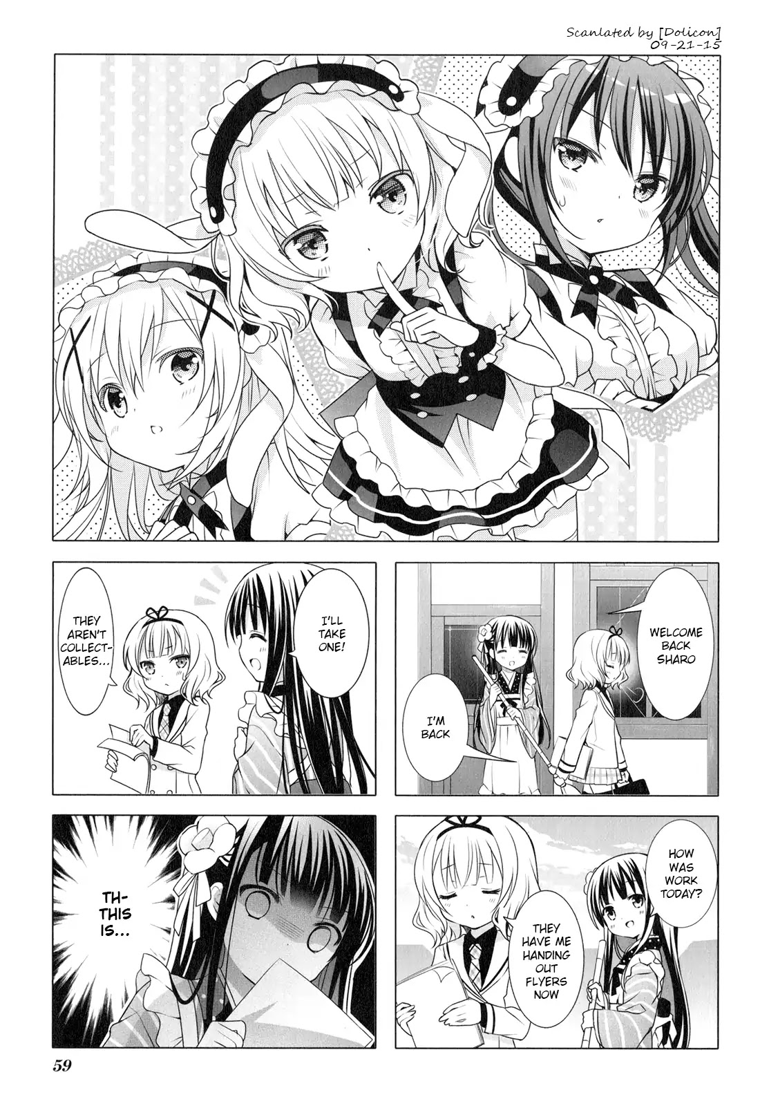 Gochuumon wa Usagi Desu ka? Chapter 1.7 page 1 - Vol.1 Chapter 7